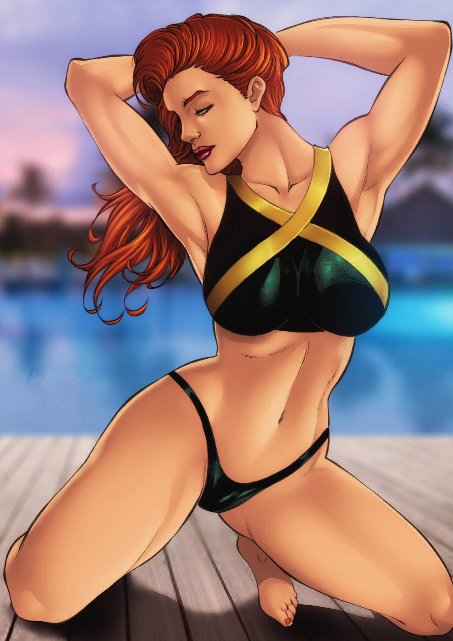 Rule34 - If it exists, there is porn of it / jean grey, marvel girl,  phoenix (x-men) / 7268642