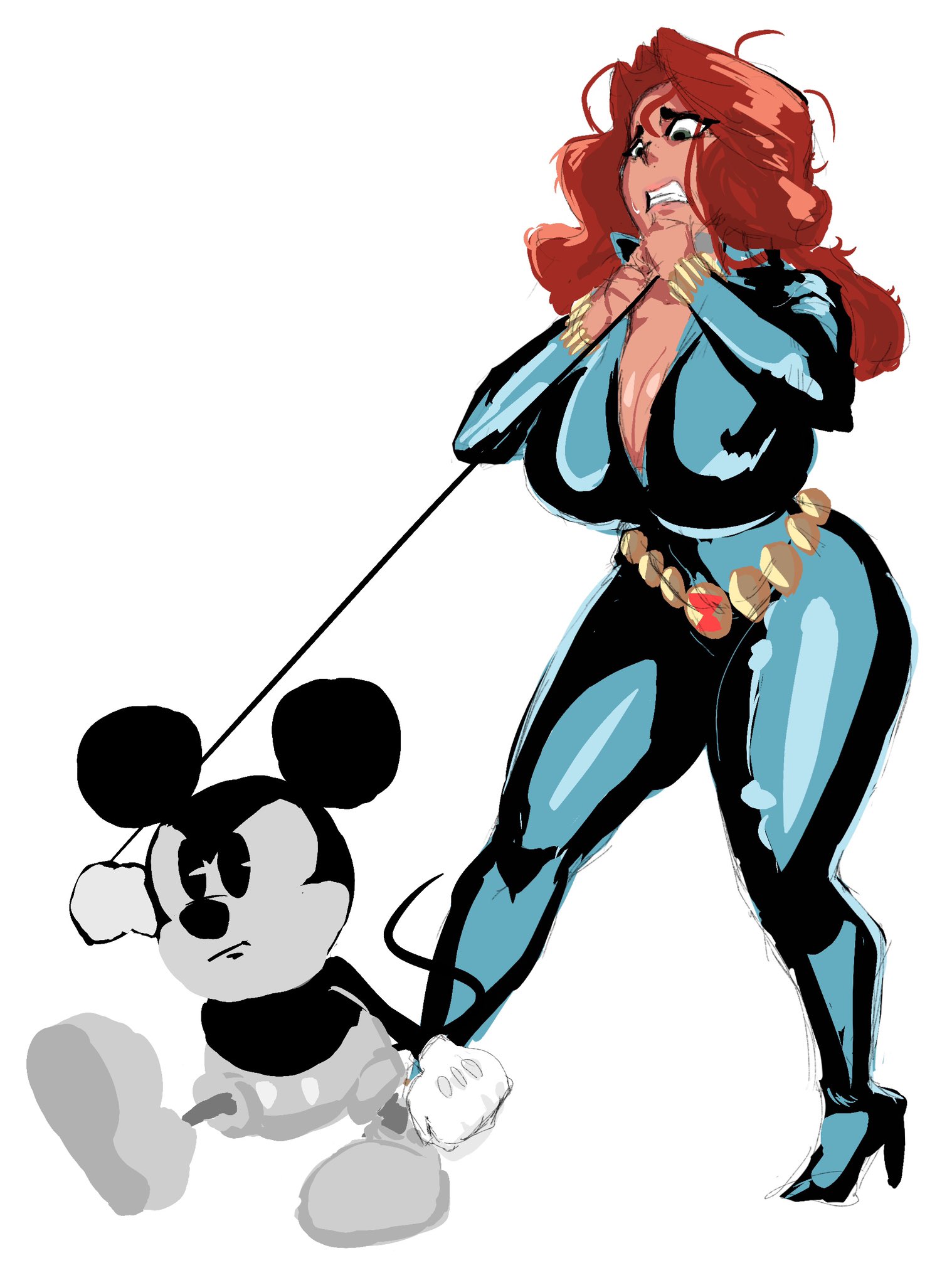 Rule34 - If it exists, there is porn of it / artist request, black widow  (marvel), mickey mouse, natasha romanoff / 5230770