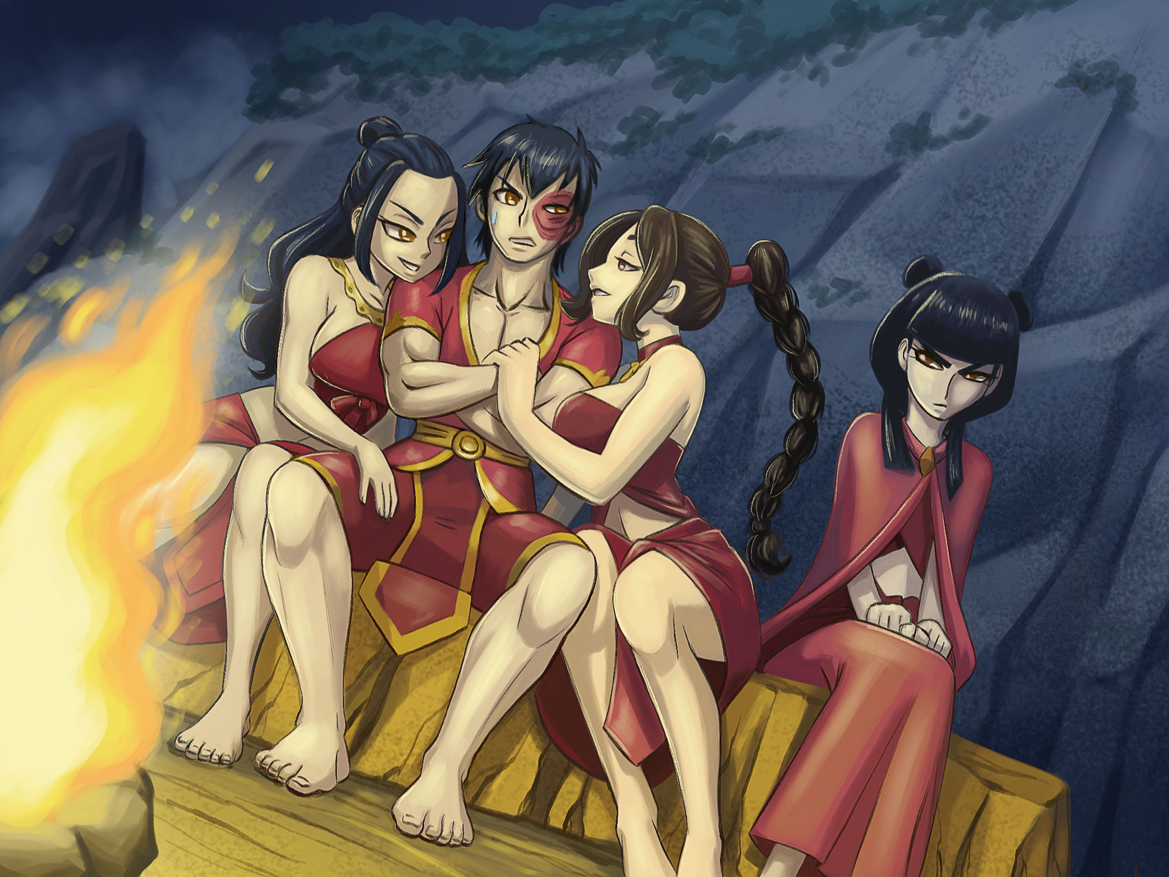 Rule34 - If it exists, there is porn of it / brother-tico, azula, mai  (avatar), ty lee, zuko / 5836982