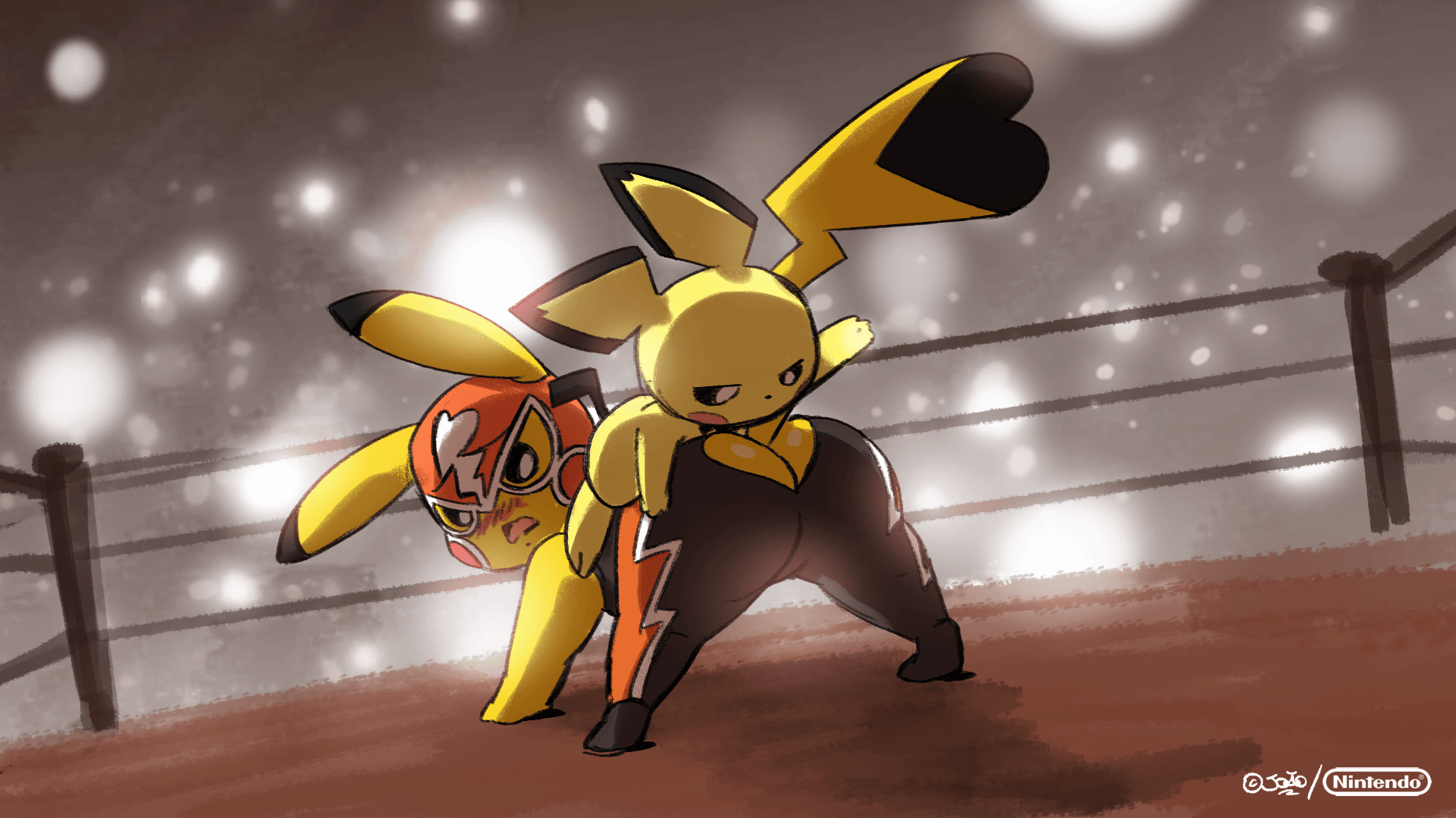 Pikachu slap gif