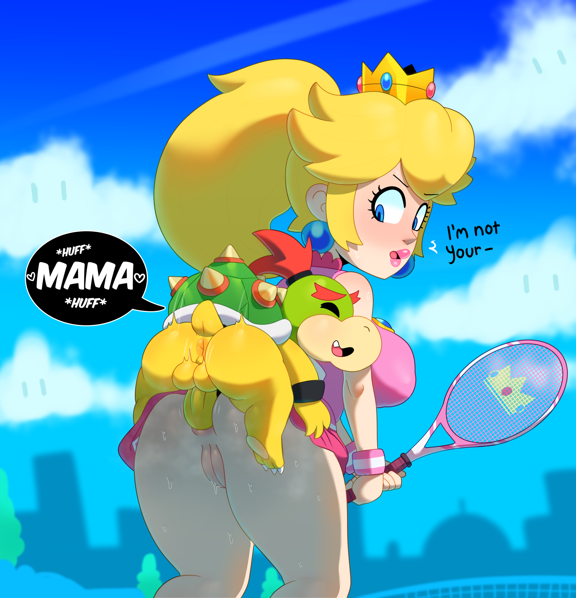 2000px x 2078px - Rule34 - If it exists, there is porn of it / somescrub, bowser jr.,  princess peach / 4262551