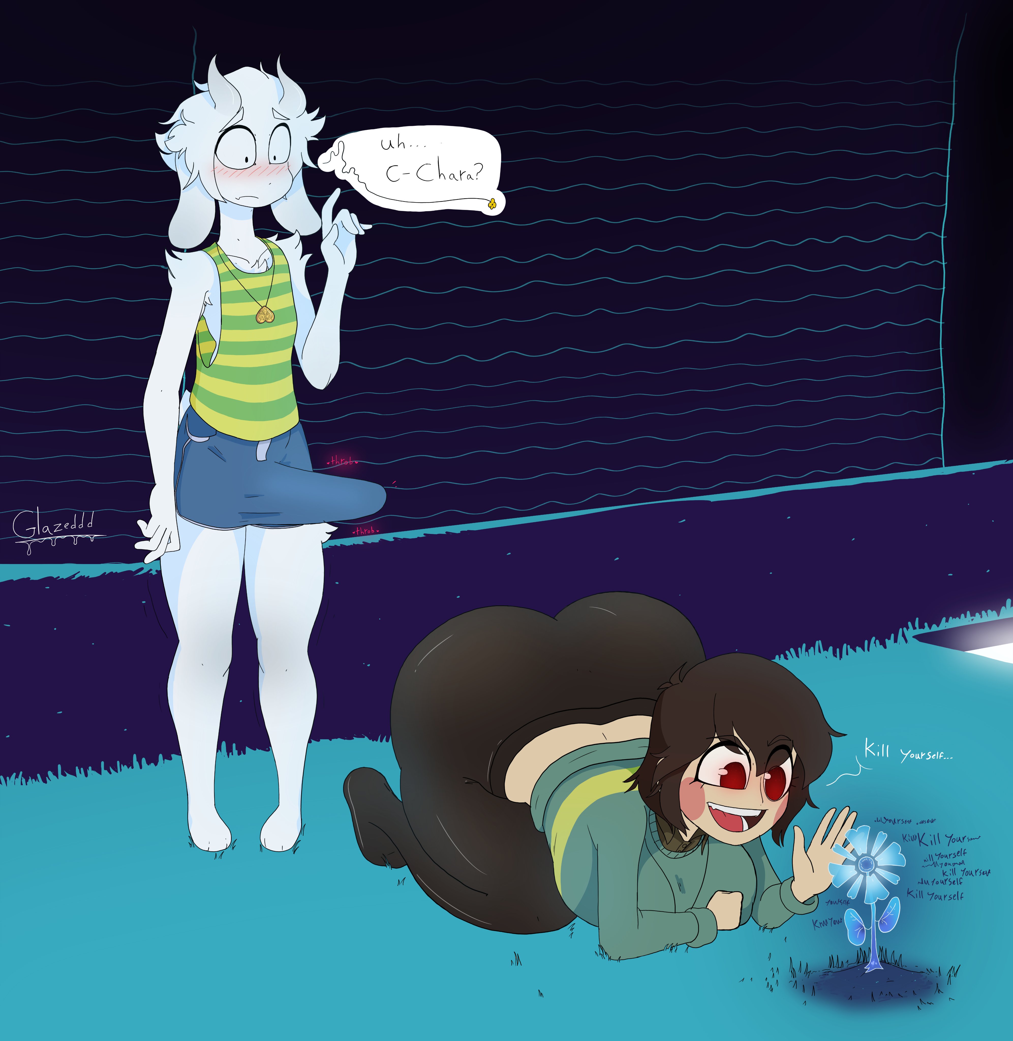 Rule34 - If it exists, there is porn of it / asriel dreemurr, chara /  3815191