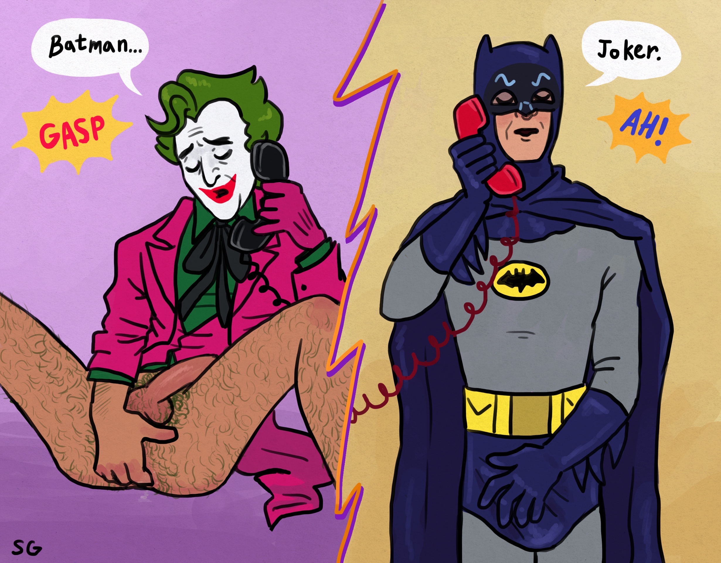 Batman and joker gay porn comics