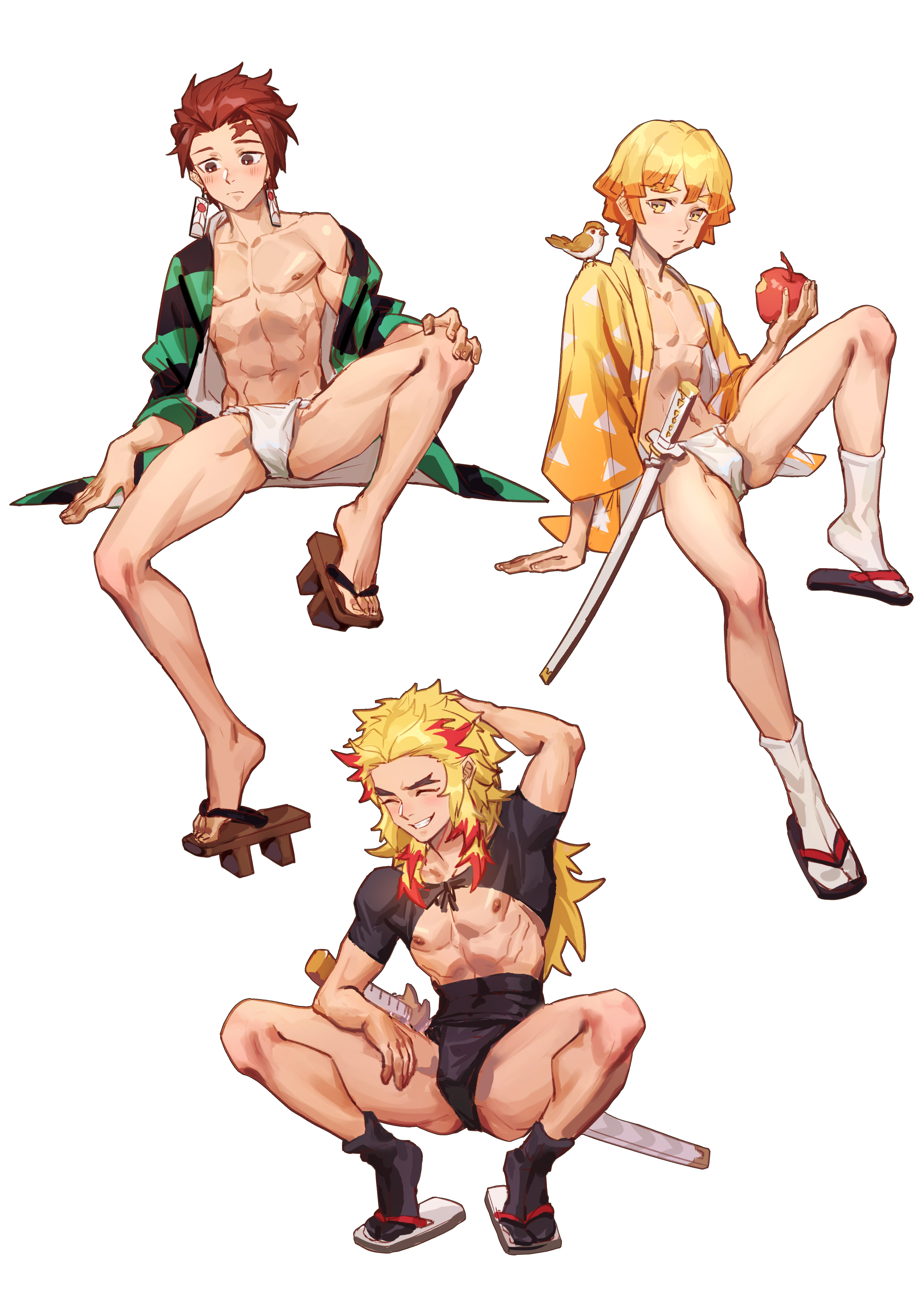 Tanjiro x zenitsu rule 34