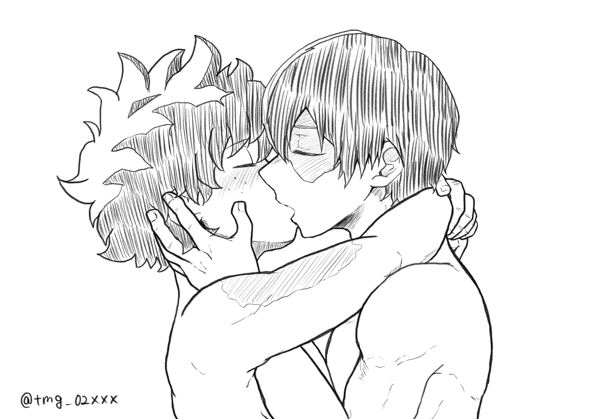 Tododeku naked