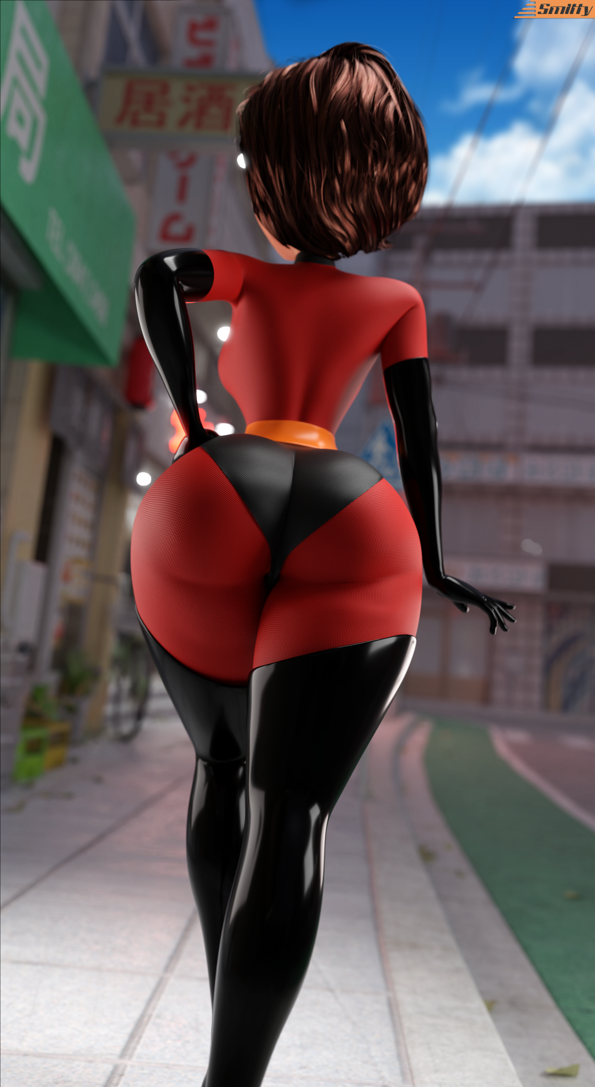 Elastigirl desnuda