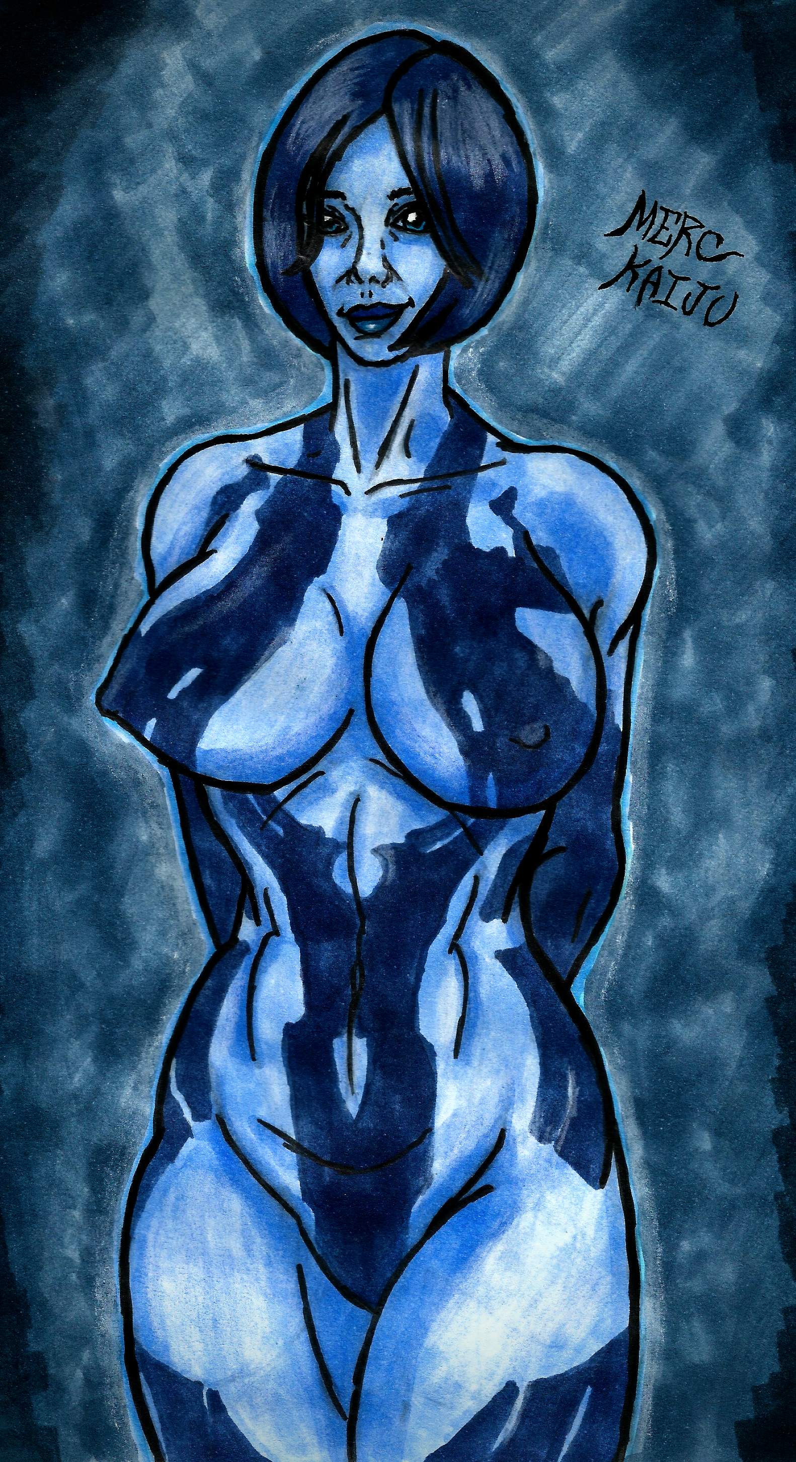 Baring it all: cortana blues nude gallery