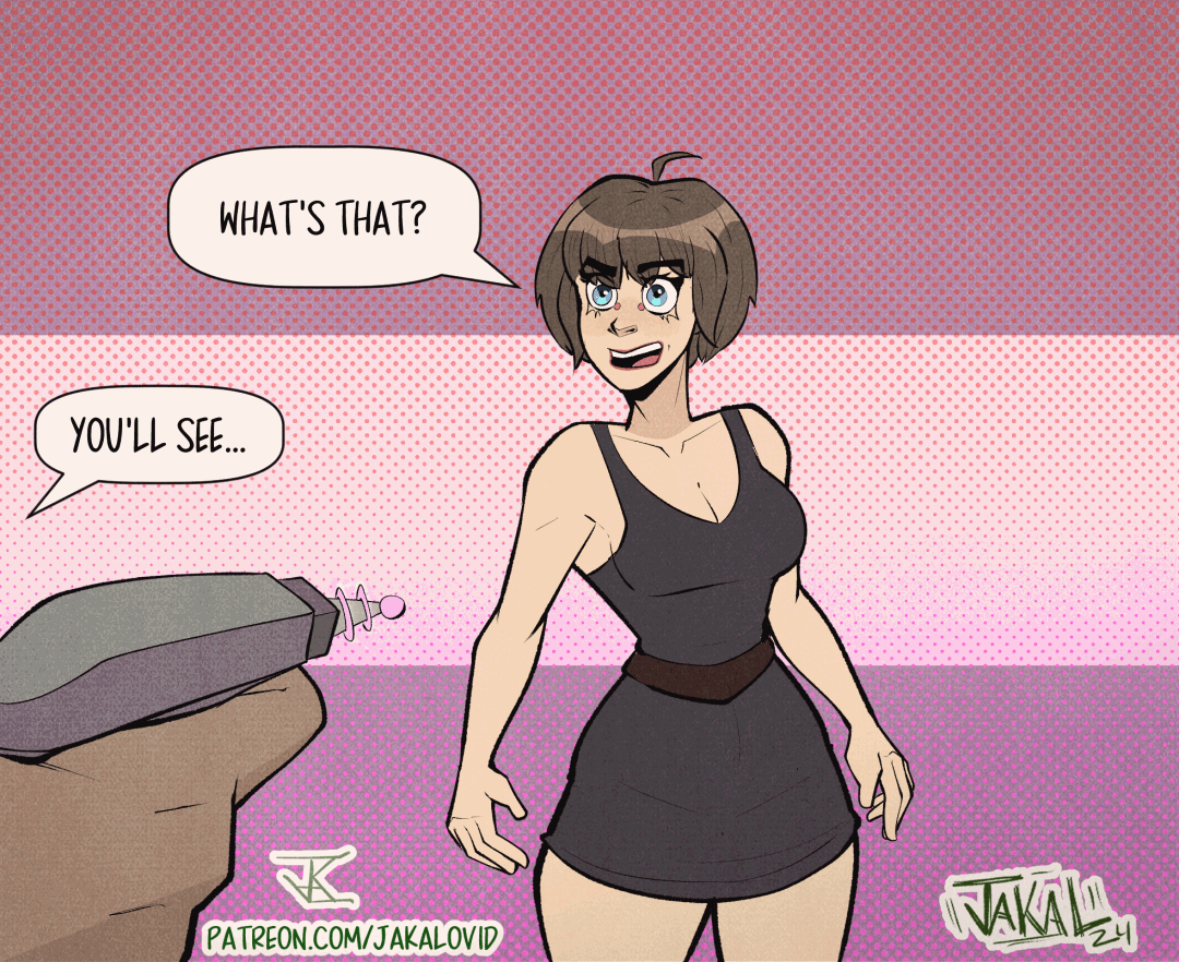 1girls ahe_gao animated animated_gif animated_image bimbo bimbofication blue_eyes bouncing_breasts breast_expansion breast_growth breast_growth_(enlargement) breasts breasts_bigger_than_head brown_hair bursting_breasts clothing_transformation collar dress female full_lips giant_breasts gif huge_breasts jakal63 jakalovid raygun short_hair tagme tank_top thick_lips tongue tongue_out transformation