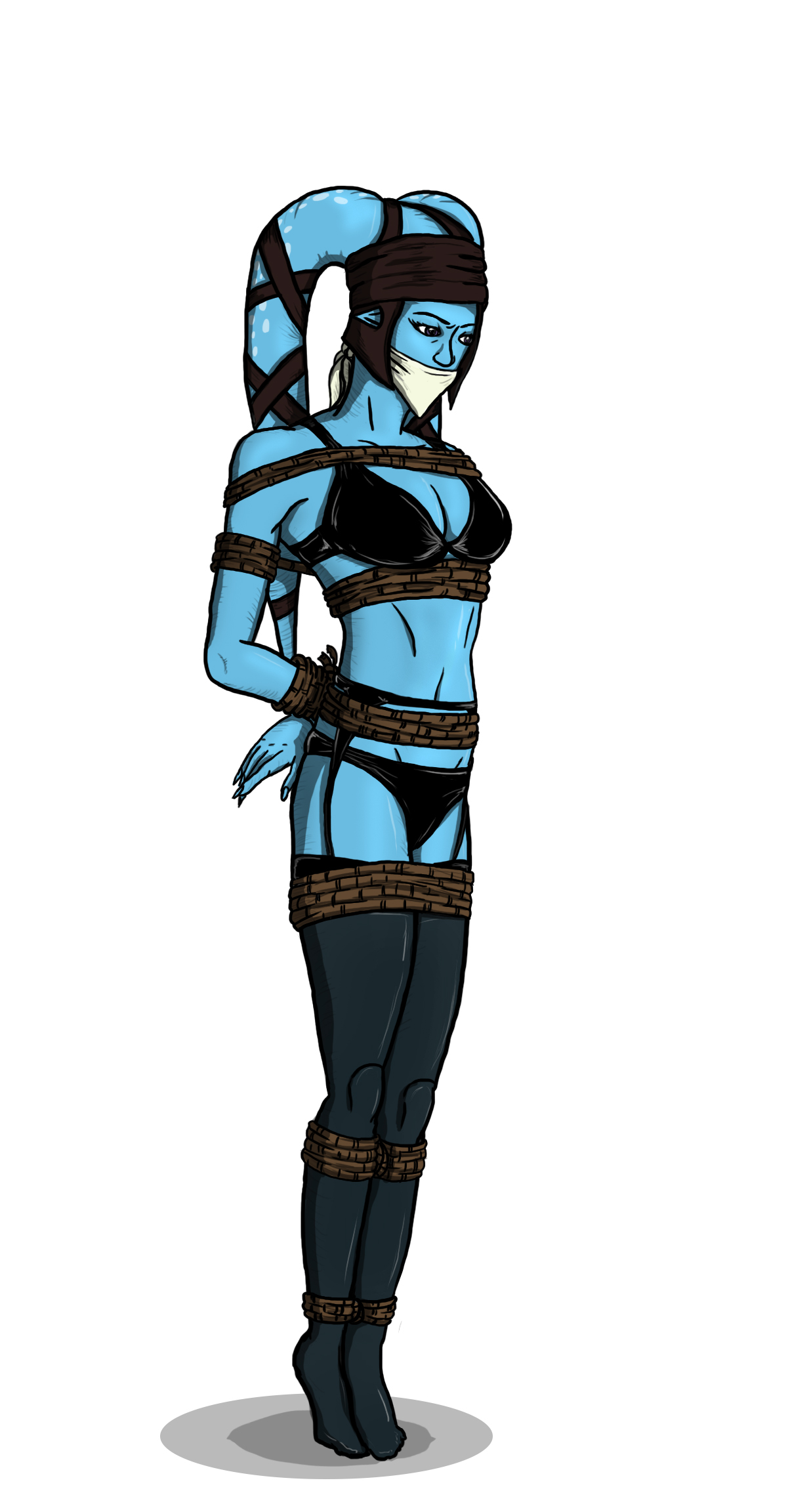 Aayla secura tied up