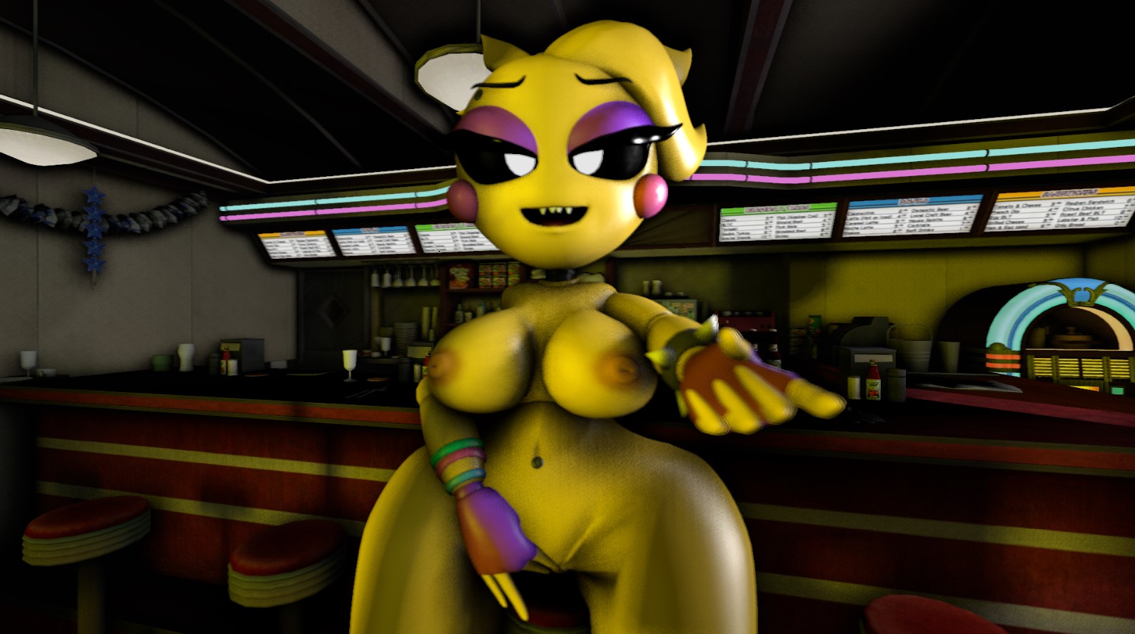 Rule34 - If it exists, there is porn of it / toy chica (fnaf. 