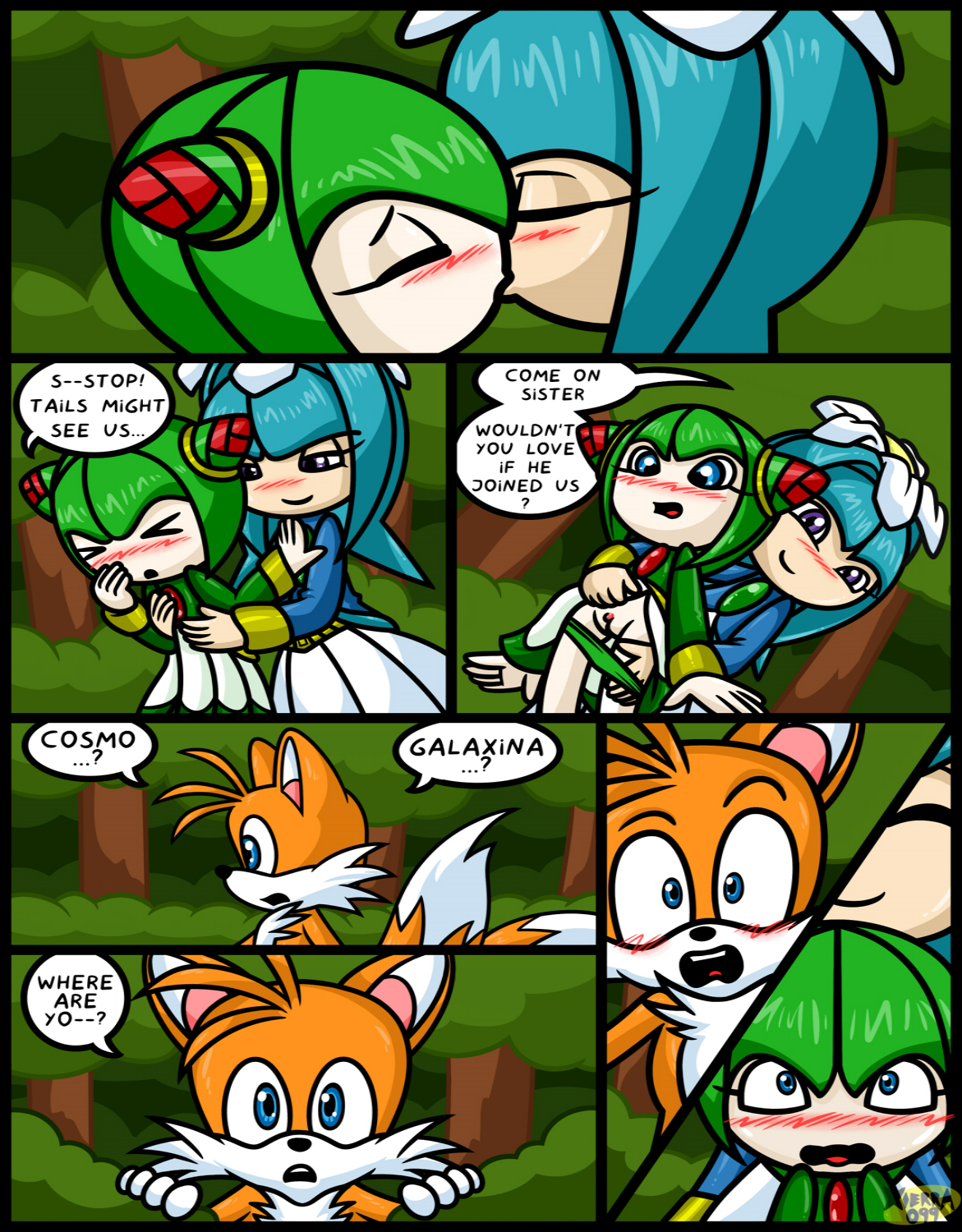Rule34 - If it exists, there is porn of it  cosmo the seedrian, galaxina  the seedrian, tails  1990933