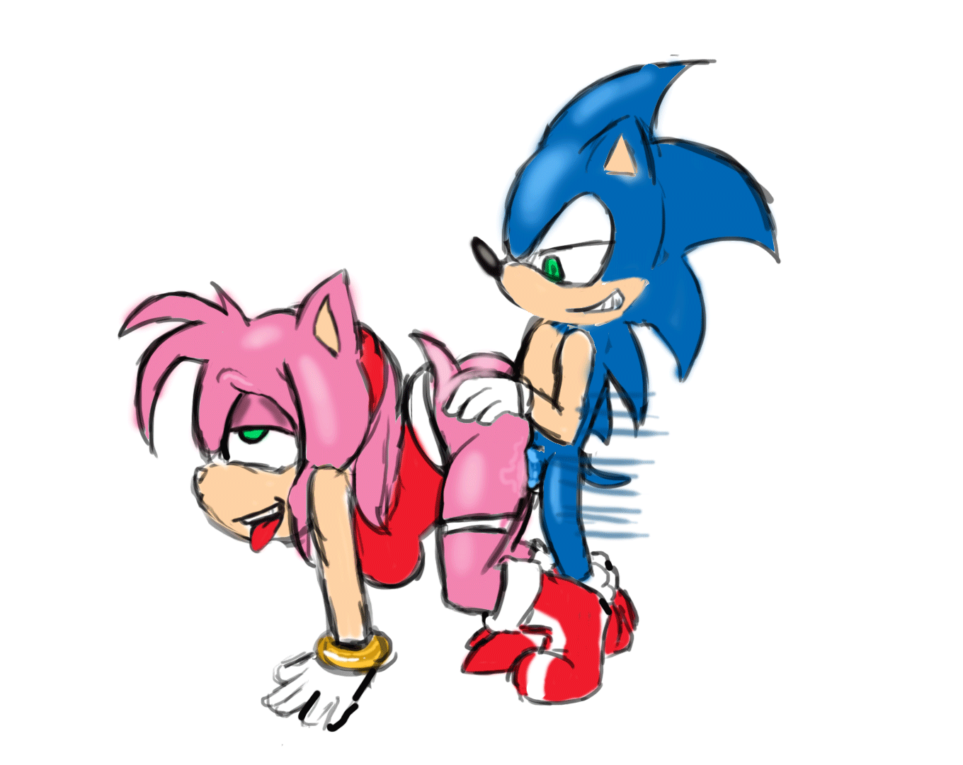 Sonic x amy rule 34