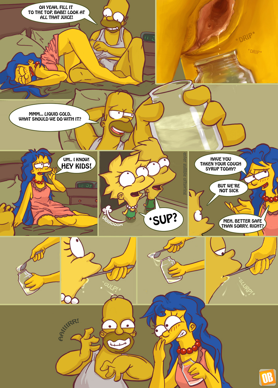 Rule34 - If it exists, there is porn of it / orange box, bart simpson,  homer simpson, lisa simpson, marge simpson / 2140461