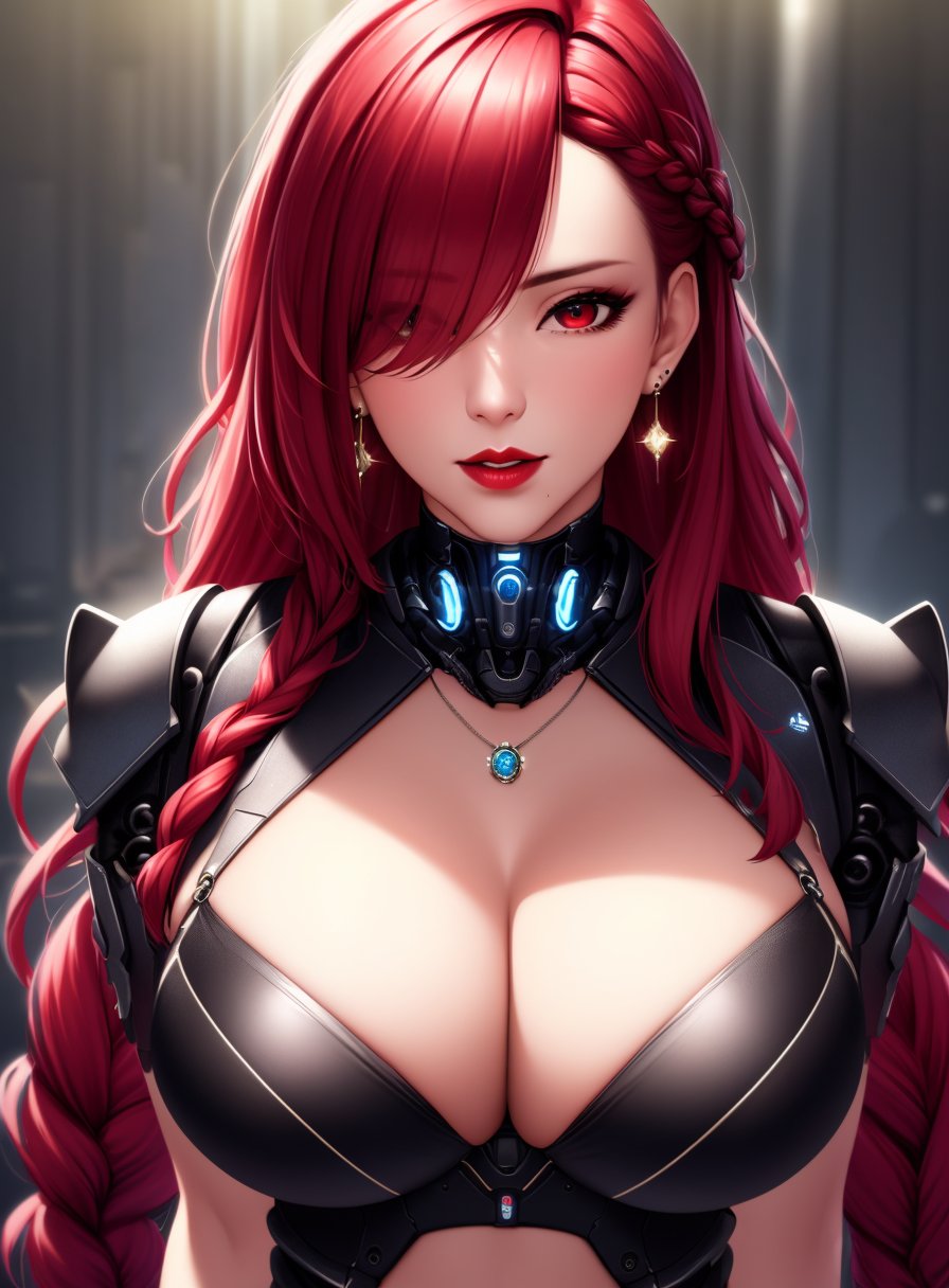 original, high resolution, highres, 1female, ai generated, curvaceous, curvy figure, kurenai (claire miyamoto), looking at viewer, nai diffusion, seductive look, slutty face, stable diffusion, voluptuous female, 