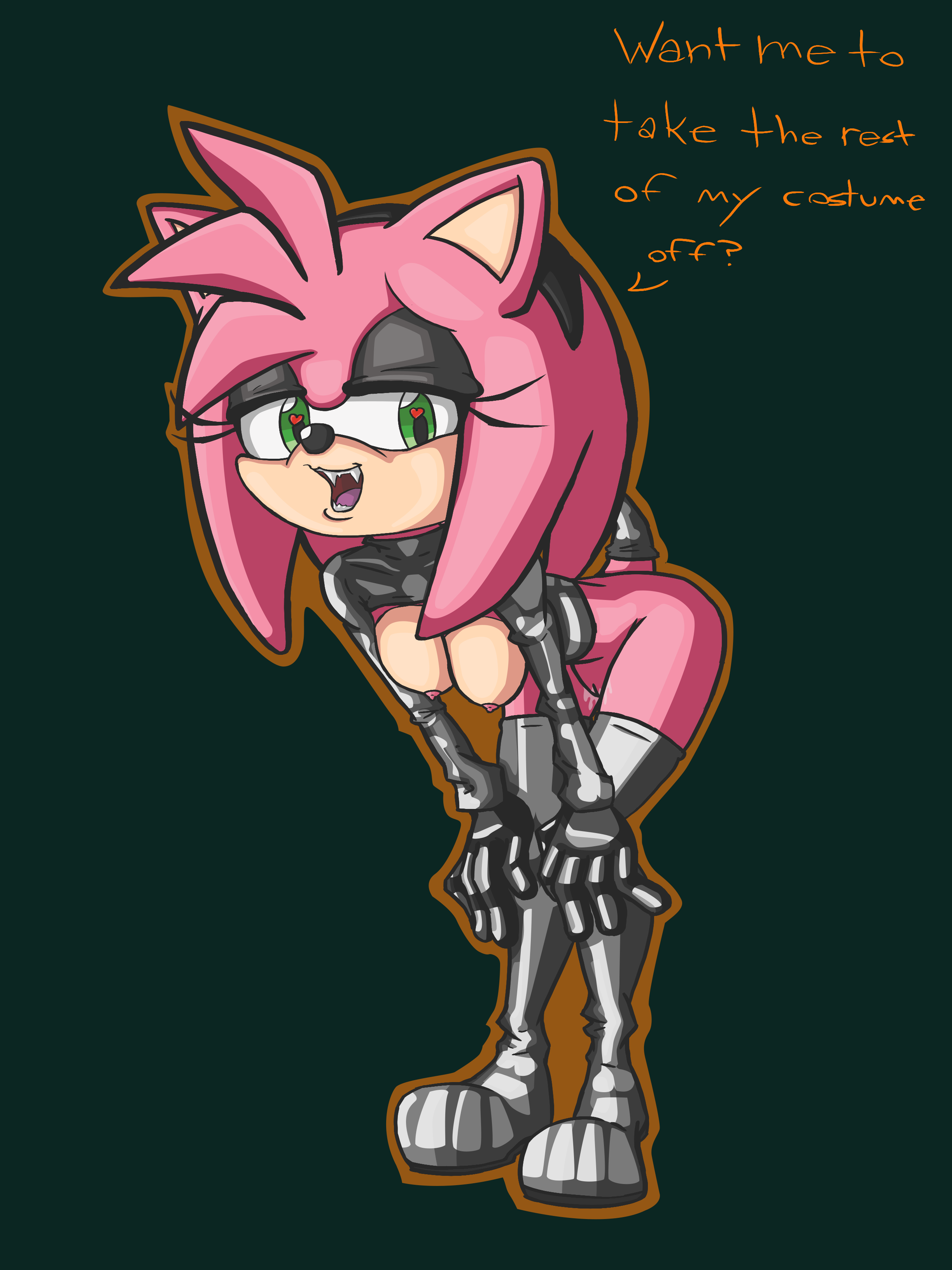 Adult amy rose costume