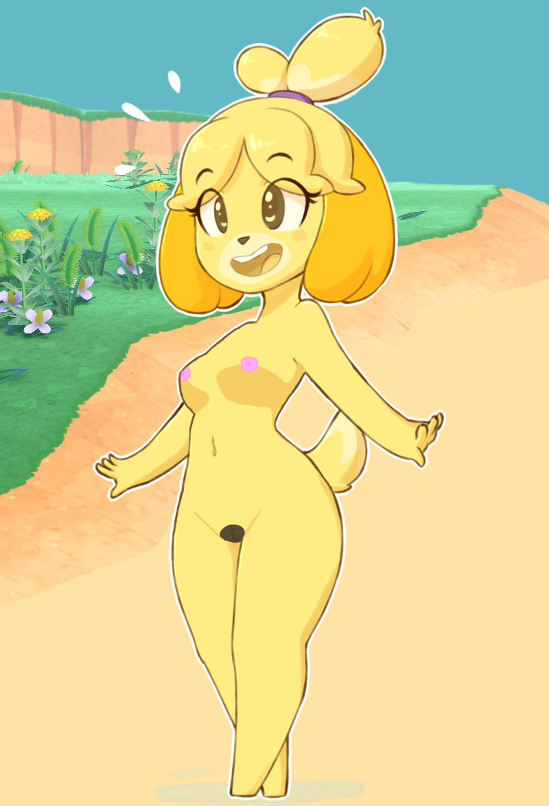 Rule34 - If it exists, there is porn of it  unknown artist, isabelle (animal  crossing)  3616065