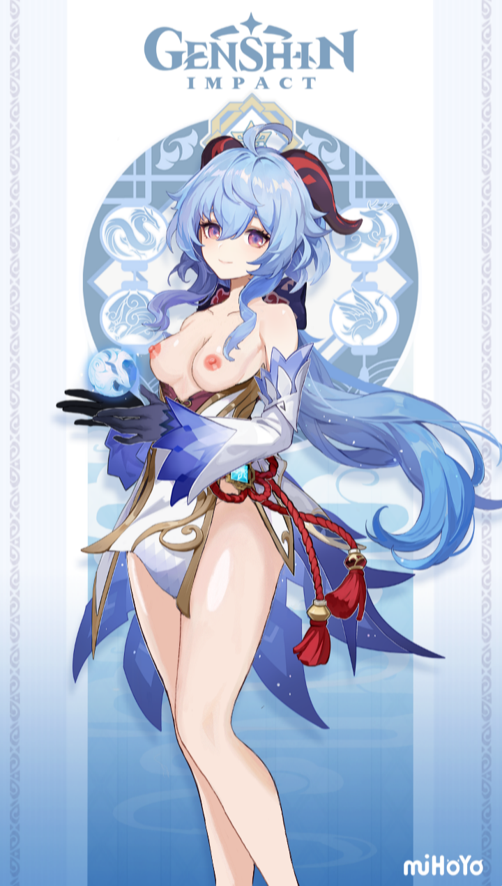 Genshin impact blue haired characters