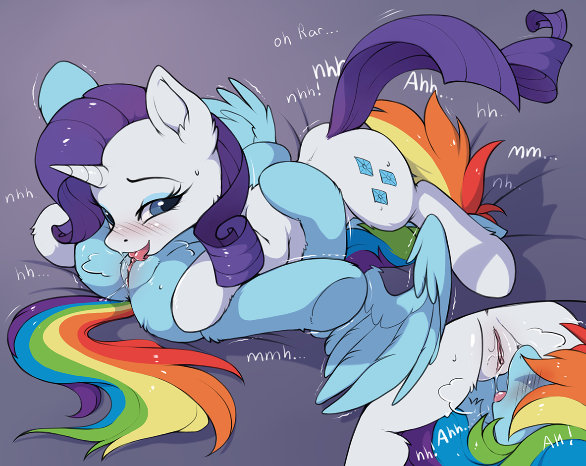 Rule34 - If it exists, there is porn of it / hioshiru, rainbow dash (mlp),  rarity (mlp) / 552174