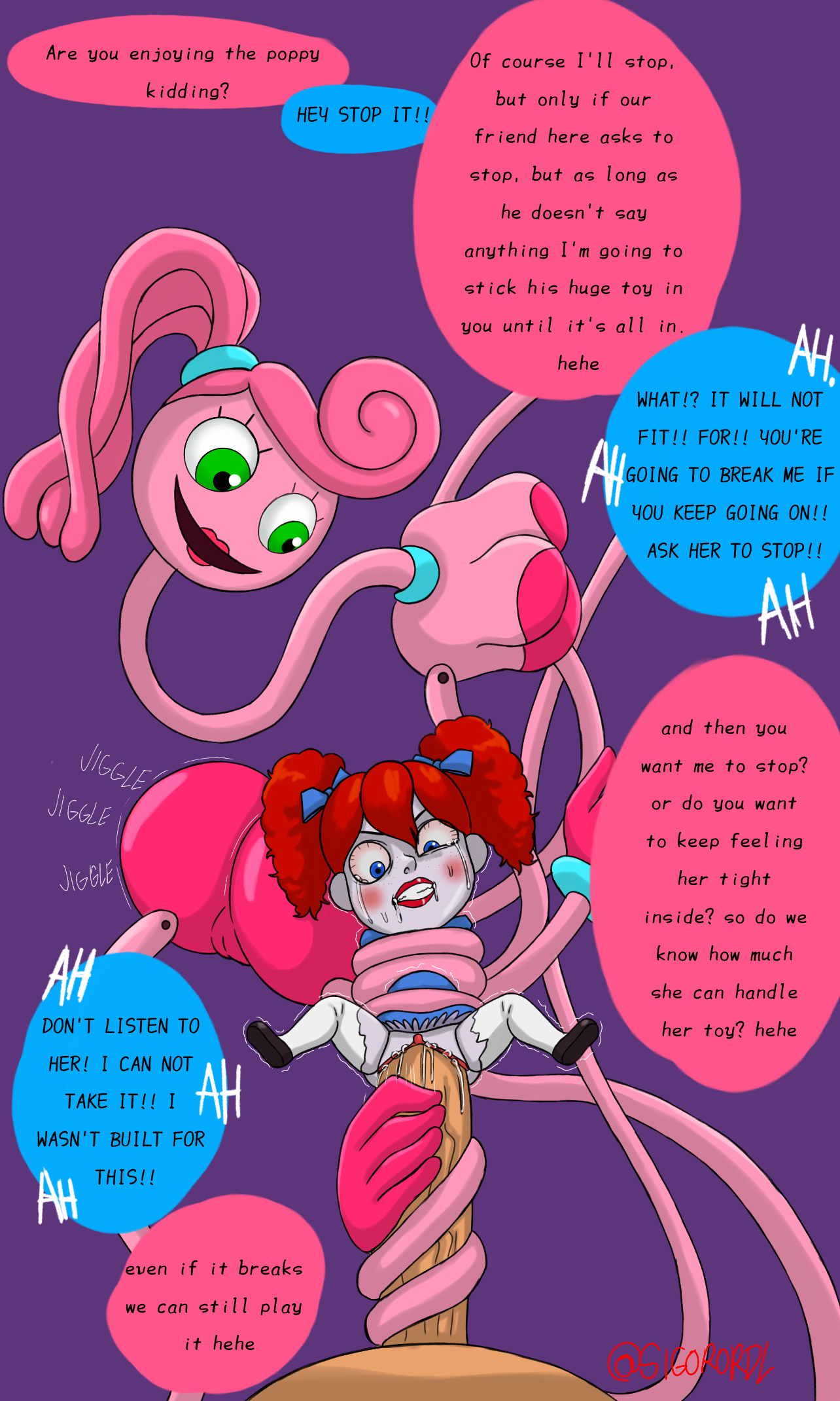 Poppy playtime rule 34 comic