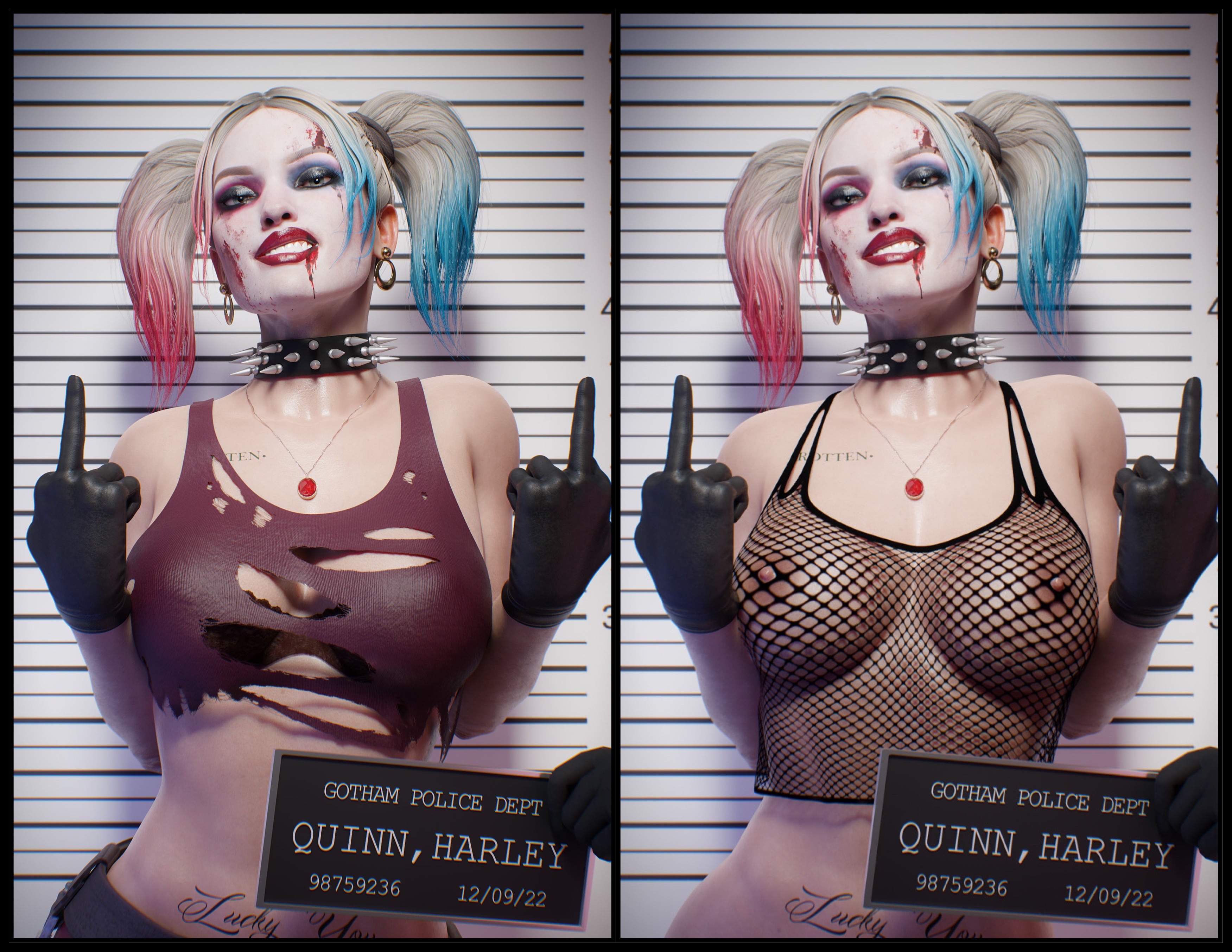 Rule34 artwork of harley quinn: a sensual and sultry collection