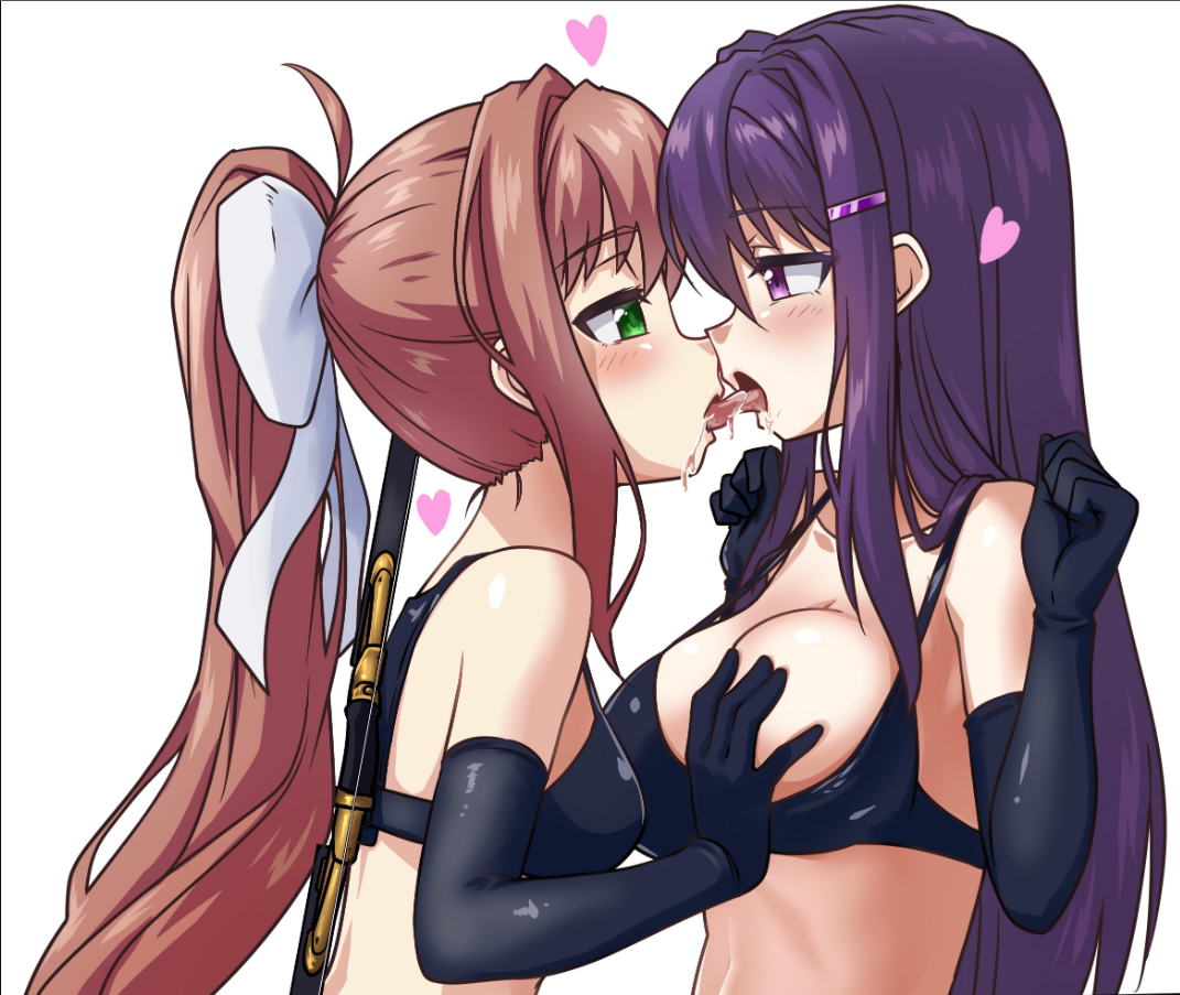 Rule34 - If it exists, there is porn of it / monika (doki doki literature  club), yuri (doki doki literature club) / 6167243