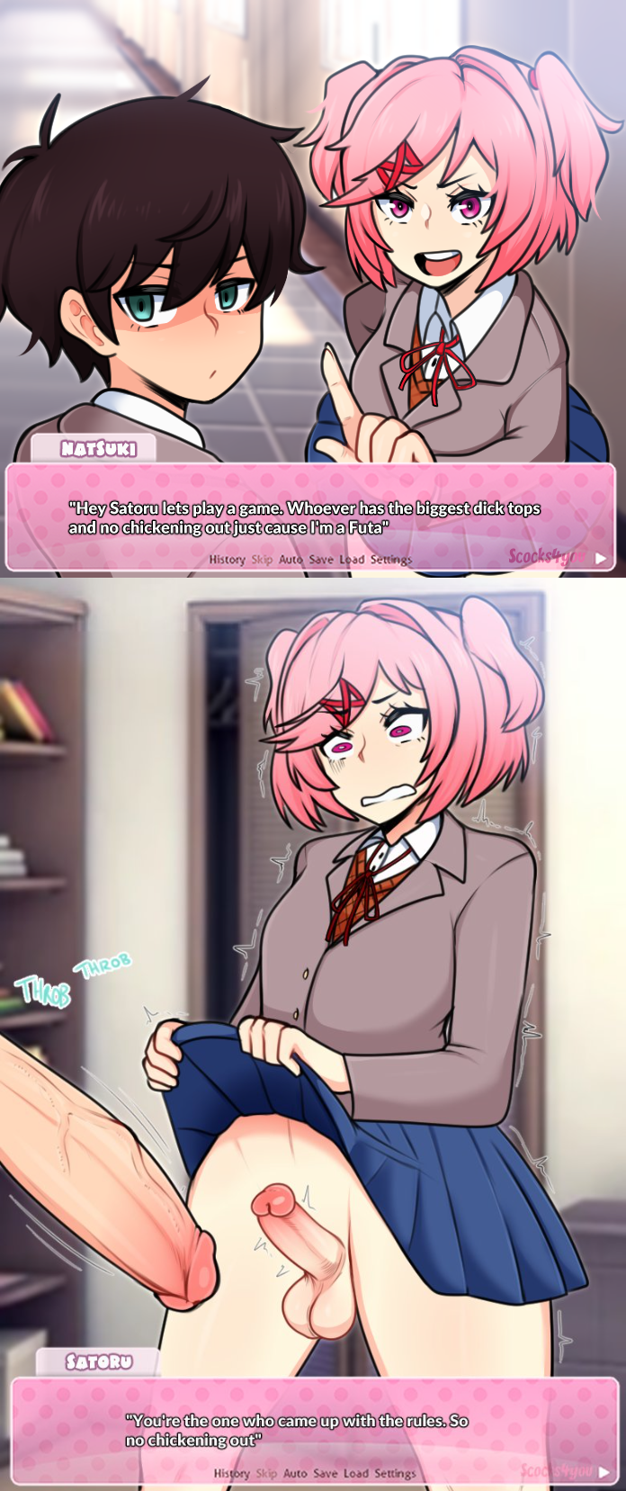 Rule34 - If it exists, there is porn of it / scocks4you, natsuki (doki doki  literature club) / 4643915