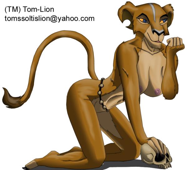 zira, disney, the lion king, tagme, all fours, anthro, breasts, feline, female, female only, fur, furry, furry only, lion, nipples, nude, solo, tail, 