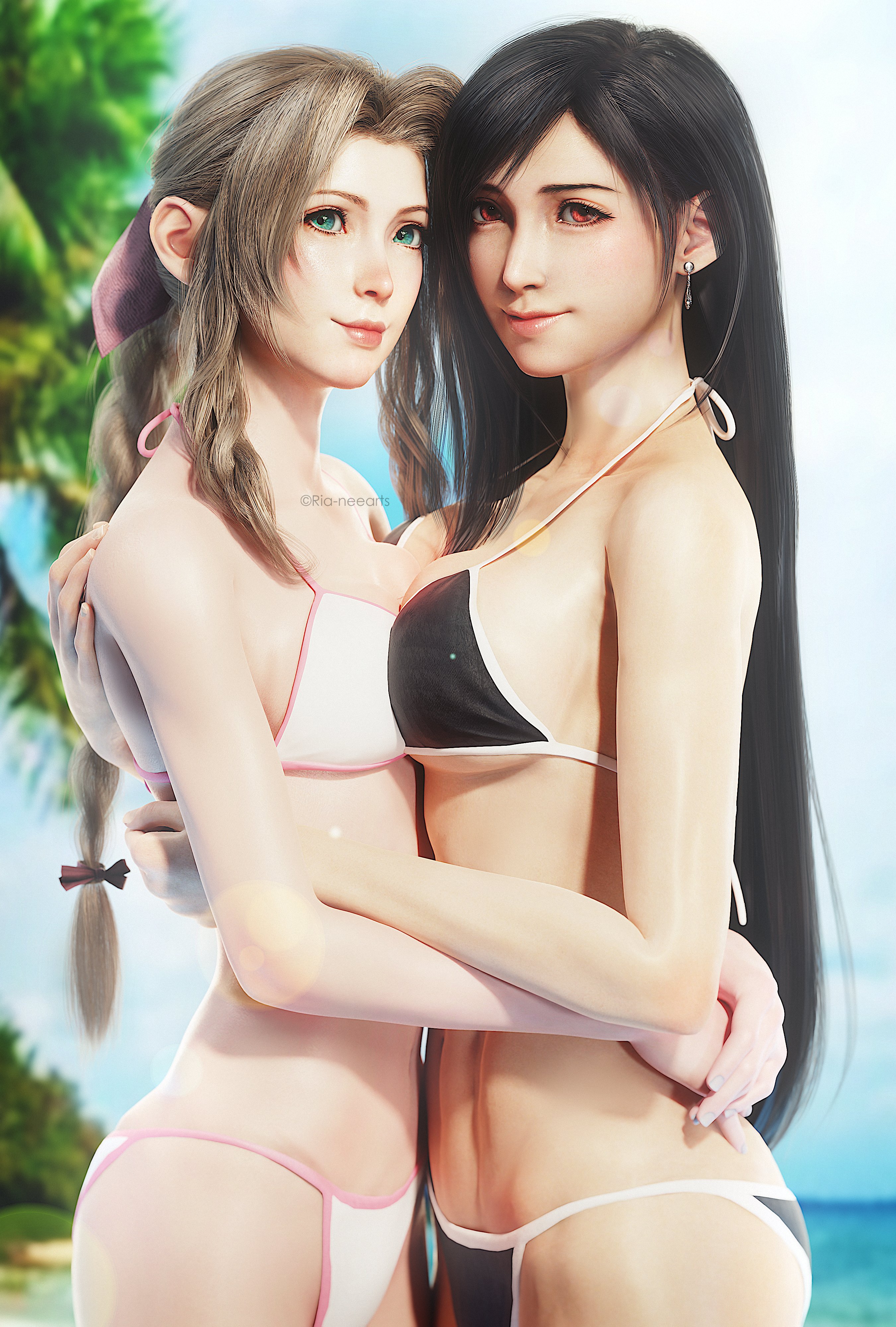 Rule34 - If it exists, there is porn of it / aerith gainsborough, tifa  lockhart / 5571612