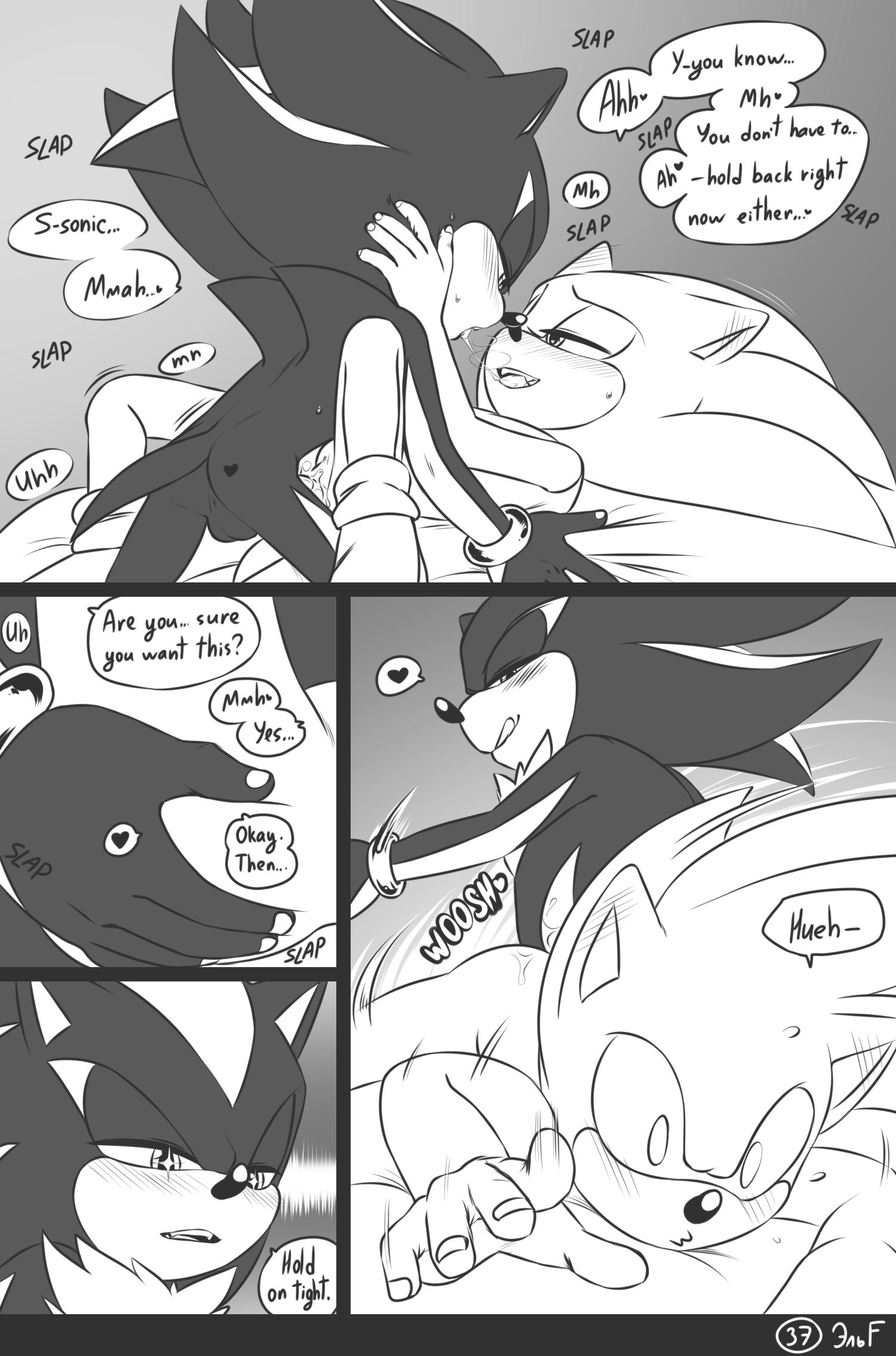 Rule34 - If it exists, there is porn of it / krazyelf, shadow the hedgehog, sonic  the hedgehog / 3956803