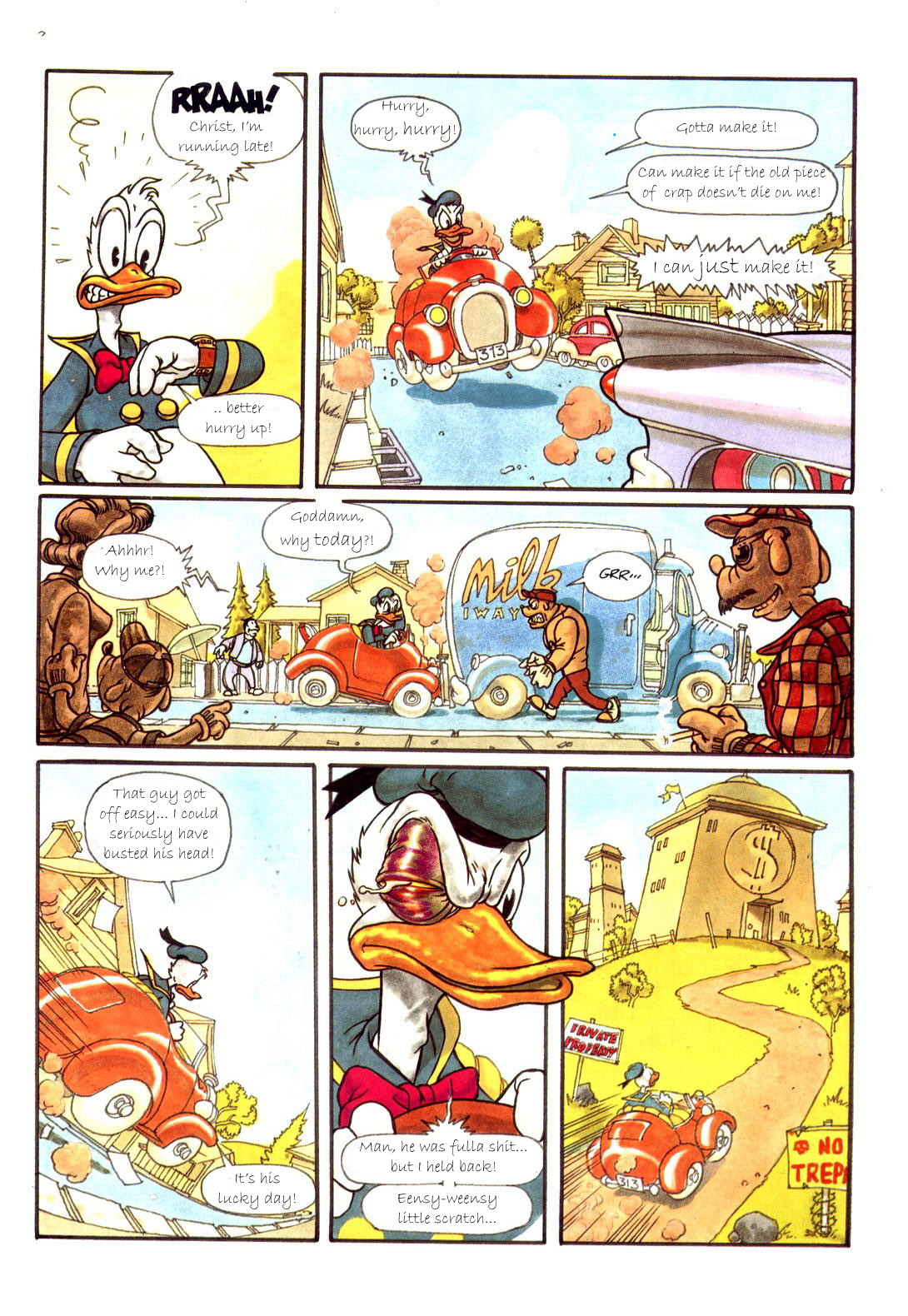 Donald duck porn comic
