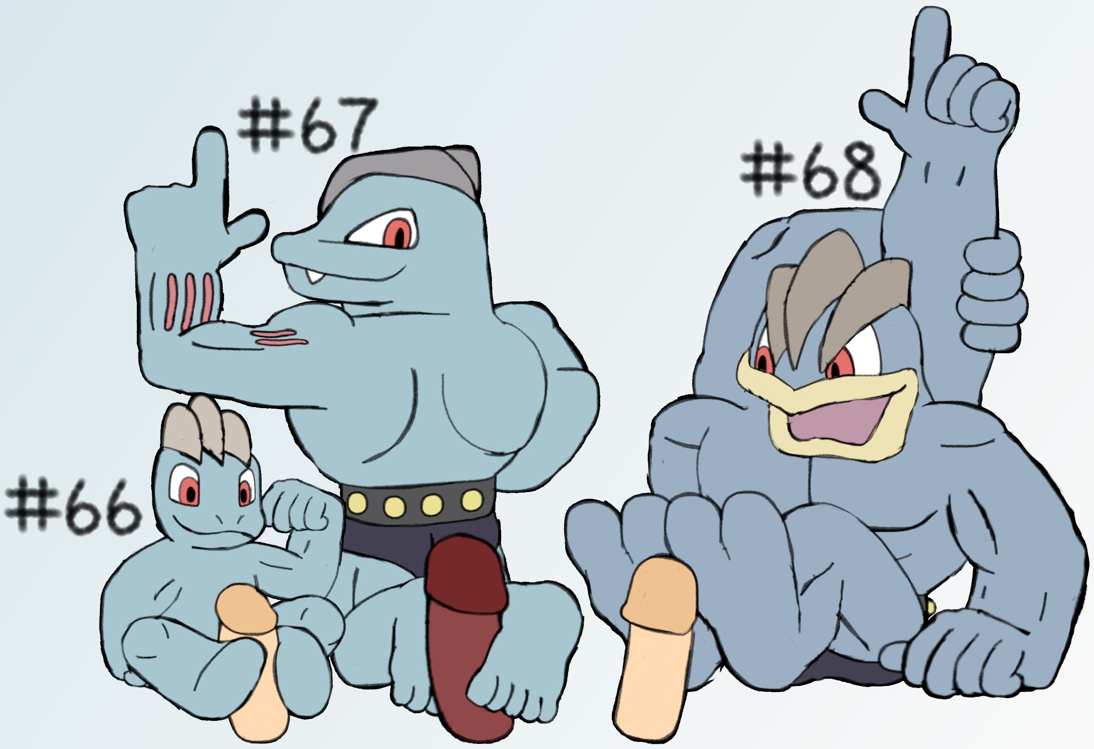 Machoke feet