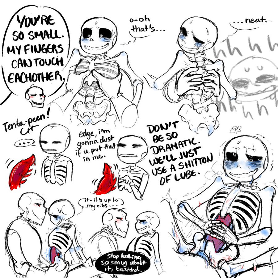 Rule34 - If it exists, there is porn of it / sans, underfell papyrus /  4442445