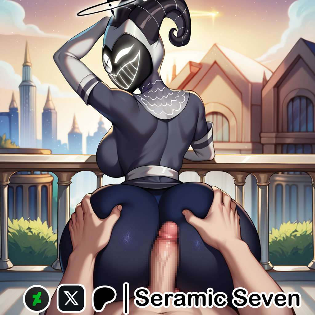 ai_generated ass clothed_buttjob lute_(hazbin_hotel) penis seramic_seven