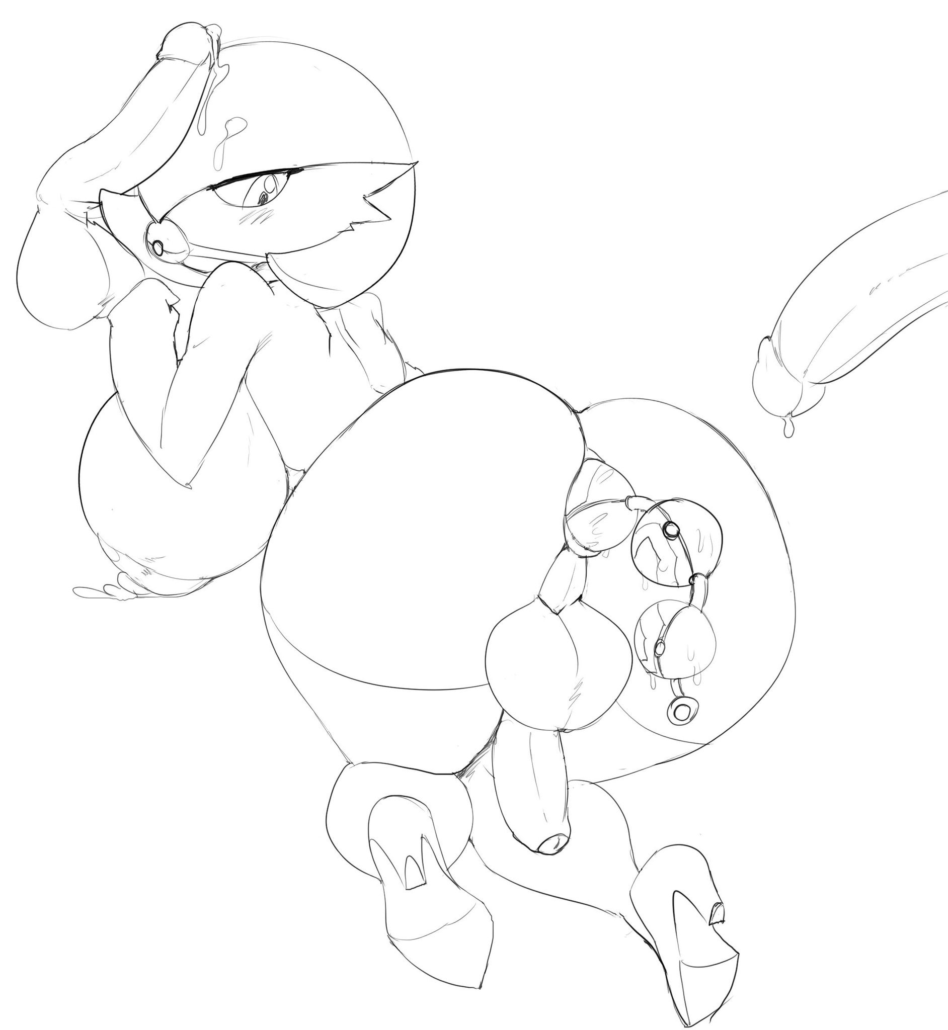 thecon, gardevoir, nintendo, pokemon rse, monochrome, sketch, white background, 1futa, 2boys, 3 fingers, after sex, anal, anal beads, anal insertion, anthro, anthrofied, anus, ass, back, backboob, ball gag, beads, big ass, big breasts, big penis, big testicles, blush, breasts, cum, cum on face, cum on hair, cum on penis, dickgirl, disembodied penis, eyelashes, foreskin, futa on male, futanari, gag, gagged, heels, high heels, huge breasts, human, humanoid penis, intersex, interspecies, kneeling, lactation, large ass, large breasts, large penis, large testicles, looking back, male, milk, nude, penis, poke ball, poke ball insertion, pokemon, pokephilia, precum, sex toy, shoes, short hair, sideboob, small penis, testicles, thick thighs, thighhighs, wide hips, 