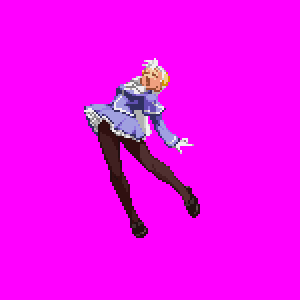 jiggly, animated, pixel art, breast expansion, breasts, falling, female, nipples, torn clothes, 
