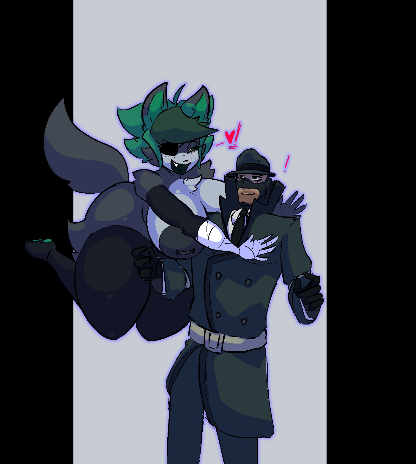 oc, original character, spy (team fortress 2), 1boy, 1girls, female, stormkinght, 