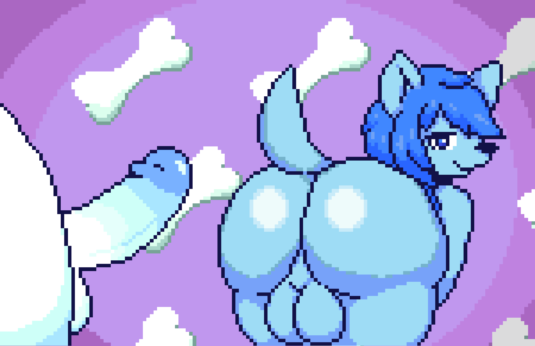 Furry lesbian pixel art porn gif