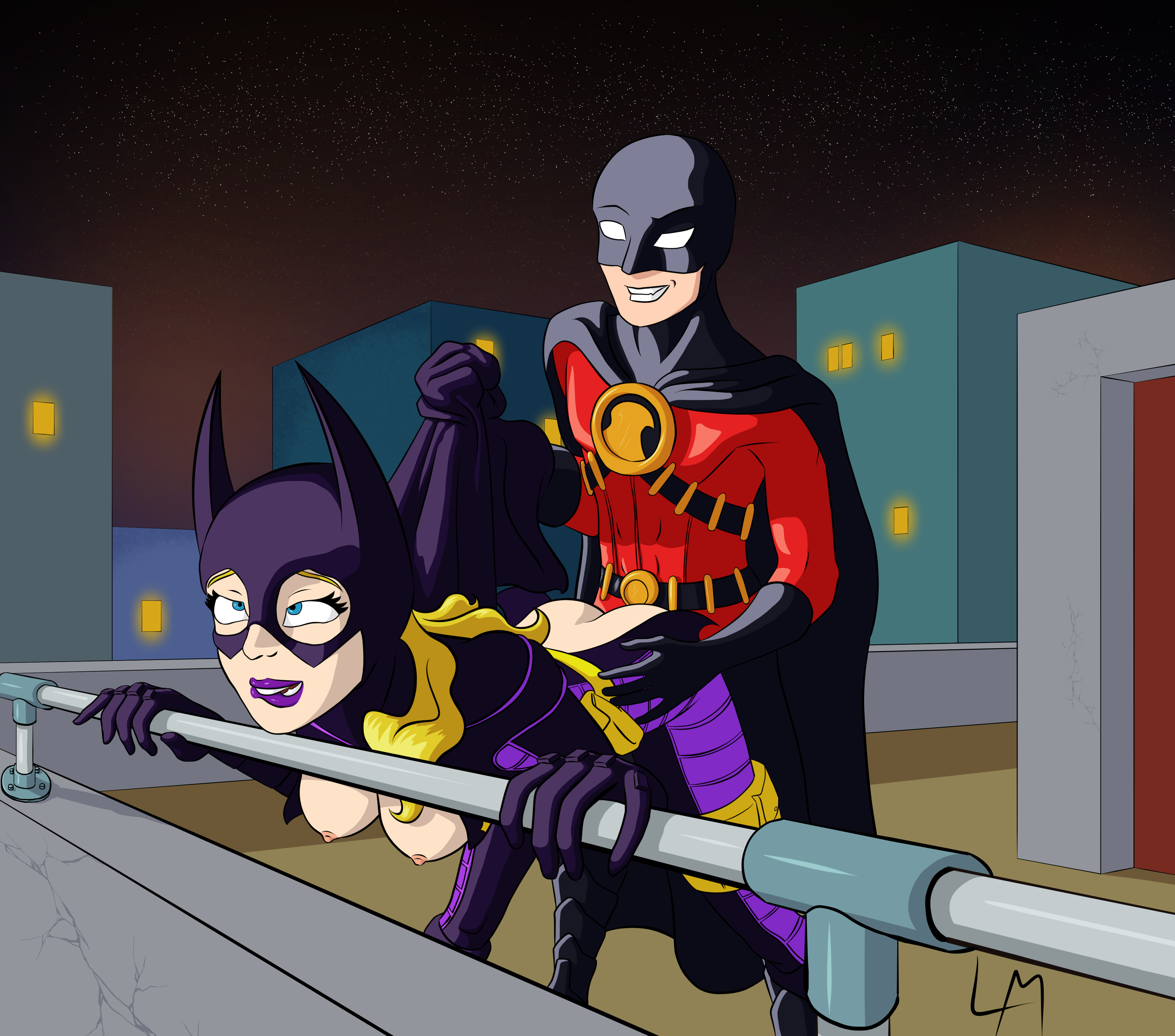 Batgirl and robin-kawaii detective