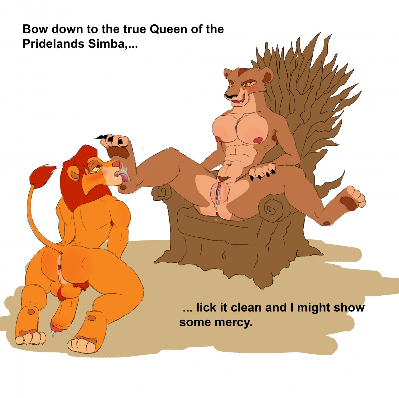 Rule34 - If it exists, there is porn of it / leviattlk, simba, zira / 625488