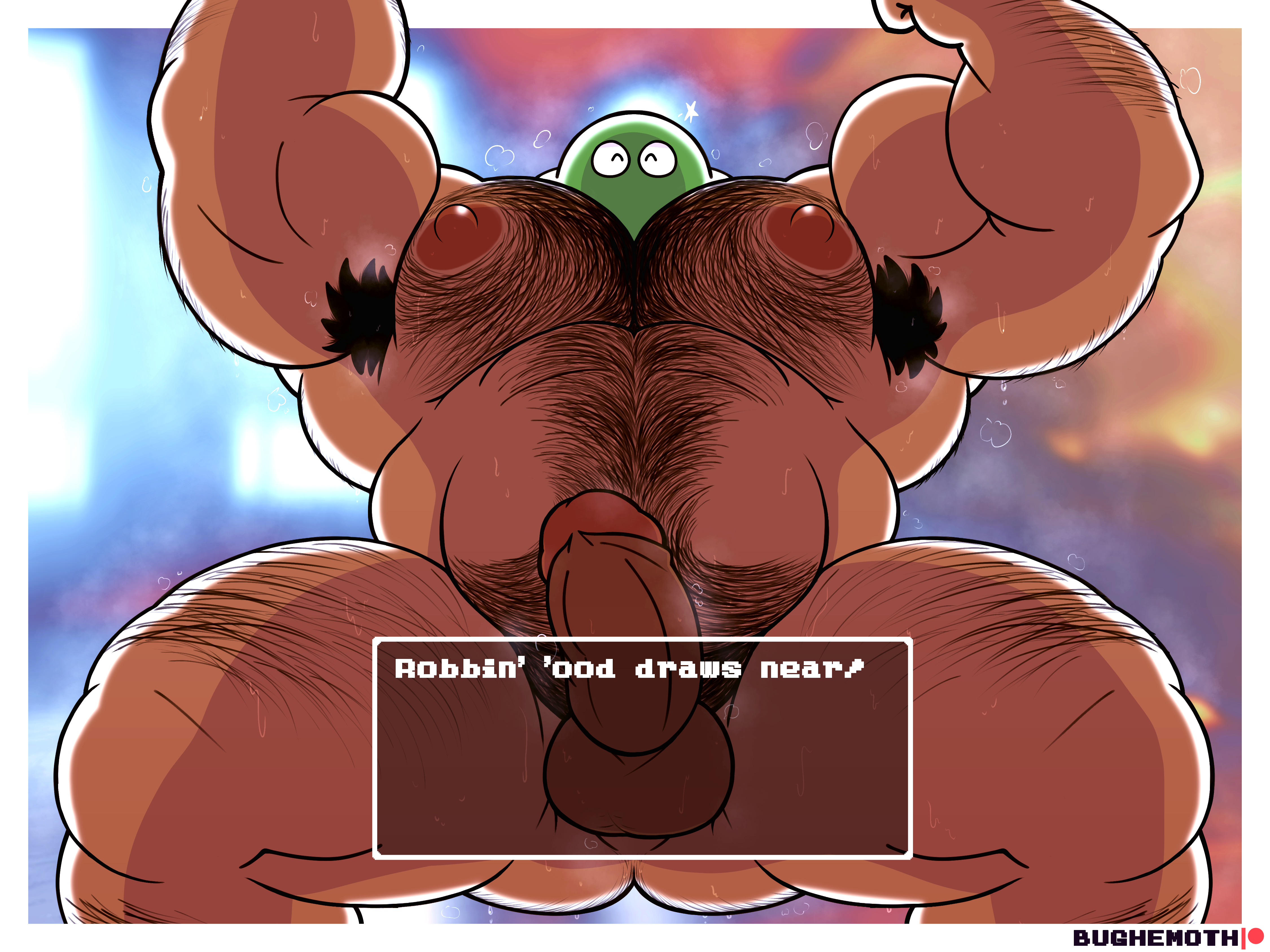 \r\n, abs, biceps, bughemoth, gay, hairy, hairy armpits, hairy chest, hairy male, male, male focus, male only, muscle, muscles, muscular, muscular arms, muscular ass, muscular back, muscular legs, muscular male, muscular thighs, nipples, pecs, penis, pubic hair, robbin ood, veins, veiny penis, 