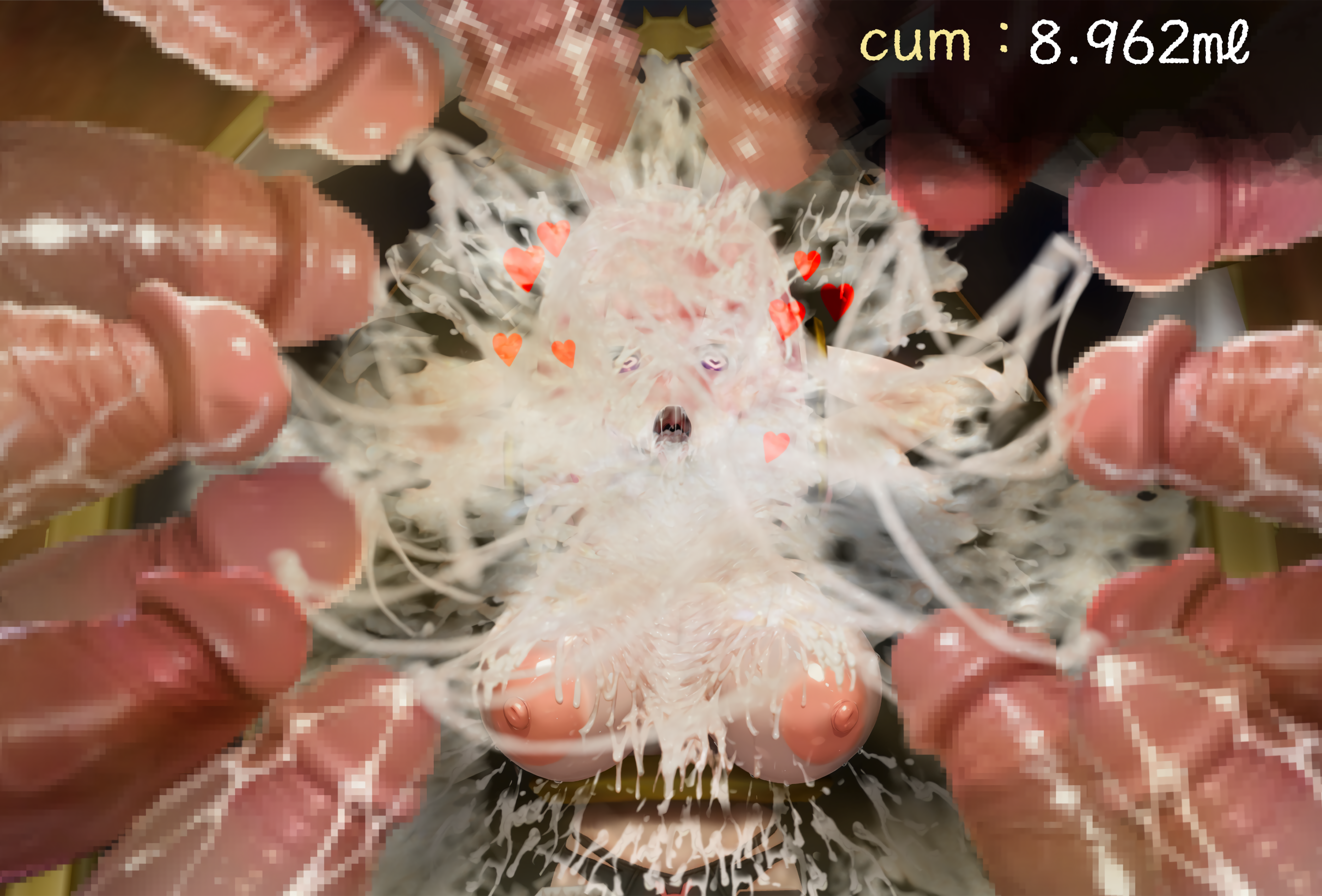 absurdly large cock, arms behind head, begging, begging for cum, bunny girl, cock worship, coffin, covered in cum, cum dump, cum flood, cum flooding, cum on breasts, cum on face, cum puddle, cum slave, cumdump, dominant male, excessive cum, female submissive, fucked silly, helpless girl, horny face, horny female, huge breasts, huge cock, huge cumshot, imminent cumshot, lewd, looking pleasured, pleasure face, restrained, seductive look, sex slave, surrounded by penis, surrounded by penises, tongue out, waiting for cum, wanting cock, wanting cum, 