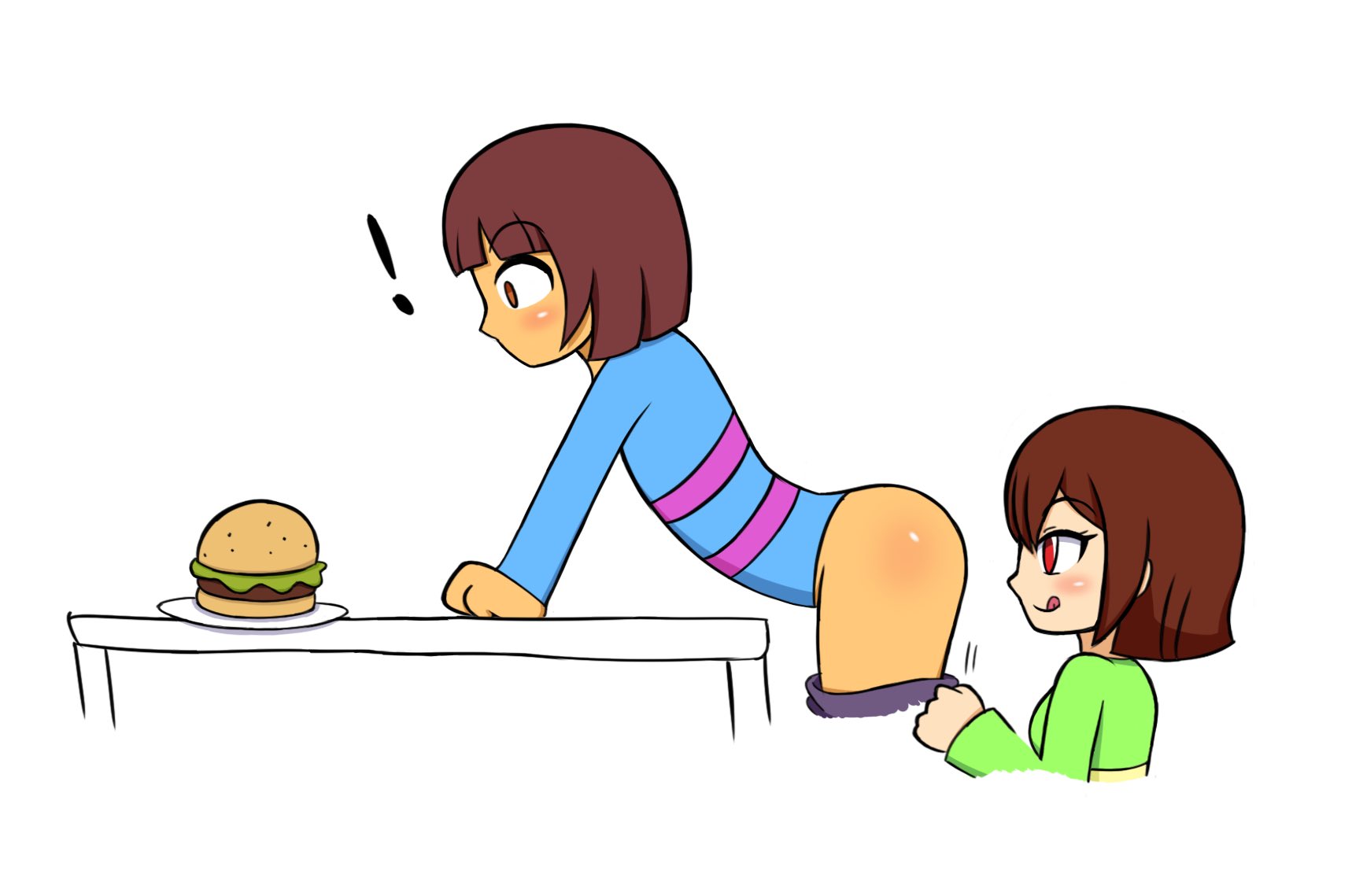 Undertale frisk x chara porn