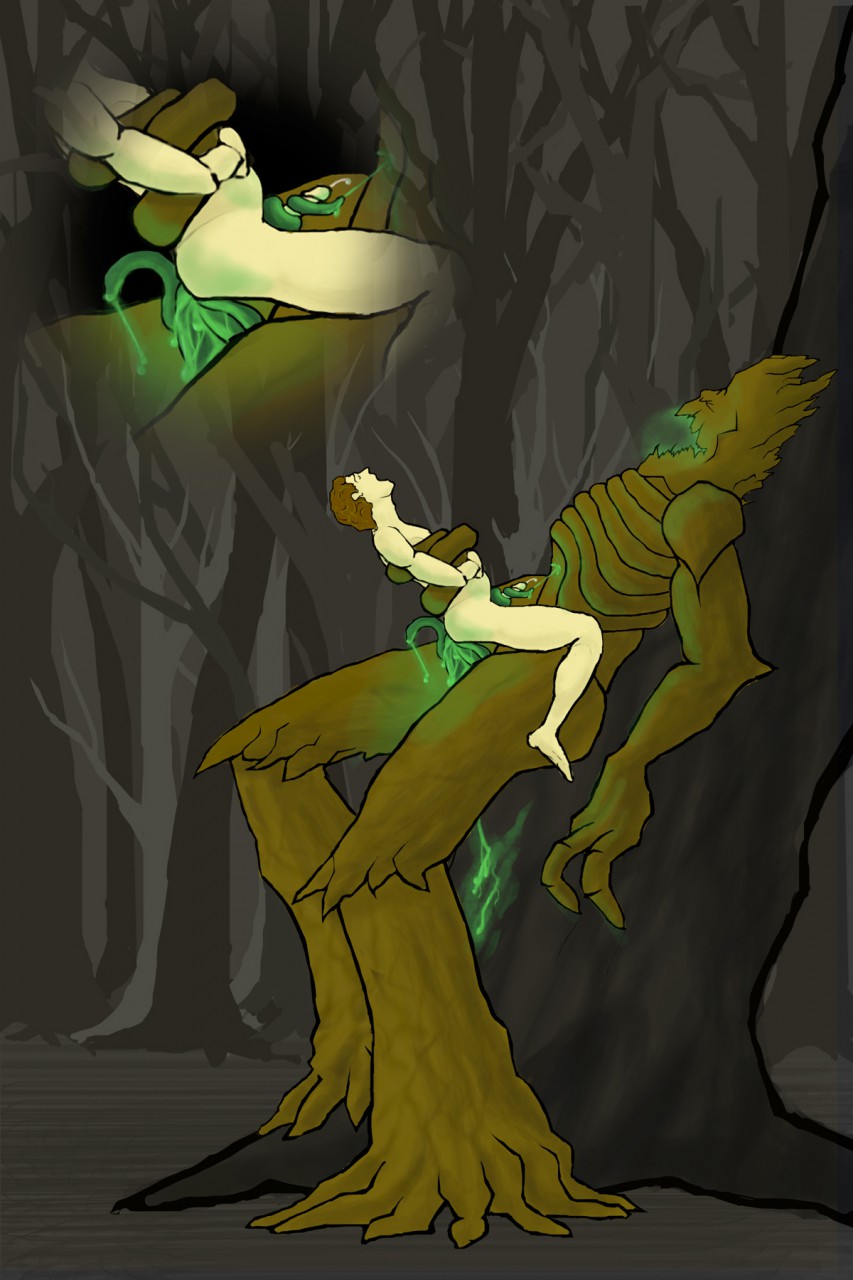 Gay sex in the forest