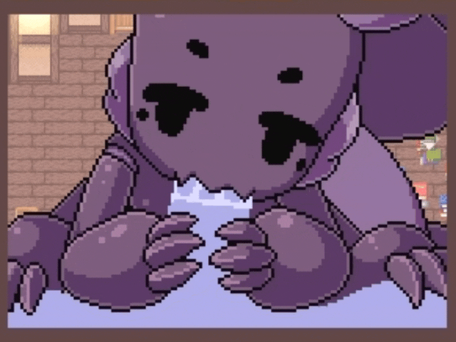 1boy 1girls 2d 4:3 4:3_aspect_ratio akai_(ugokashitari) animated animated_image anthro anthro_focus anthro_penetrated black_eyebrows black_eyes blowjob closed_eyes closed_mouth closed_mouth_smile closed_smile cum cum_in_mouth cum_inside cumming cumming_from_blowjob cumming_from_oral cumming_in_mouth cumming_inside dark_purple_body dark_purple_skin female/male female_focus game_cg genital_fluids genitalia genitals horizontal_image horizontal_video insect_girl insect_humanoid insectophilia insects longer_than_10_seconds male male/female monster monster_girl multi_arm multi_limb no_sound nsfw oral oral_creampie oral_insertion oral_penetration oral_sex penetration penis princess_and_conquest pull_out pulling pulling_out_penis purple_antennae purple_body purple_claws purple_scales purple_skin saliva sex sharp_teeth shiny_arms shiny_claws shiny_skin short_playtime shorter_than_10_minutes shorter_than_30_seconds shorter_than_3_minutes shorter_than_five_minutes shorter_than_four_minutes shorter_than_one_minute shorter_than_two_minutes swallowing swallowing_cum visible_penis visible_penis_shape