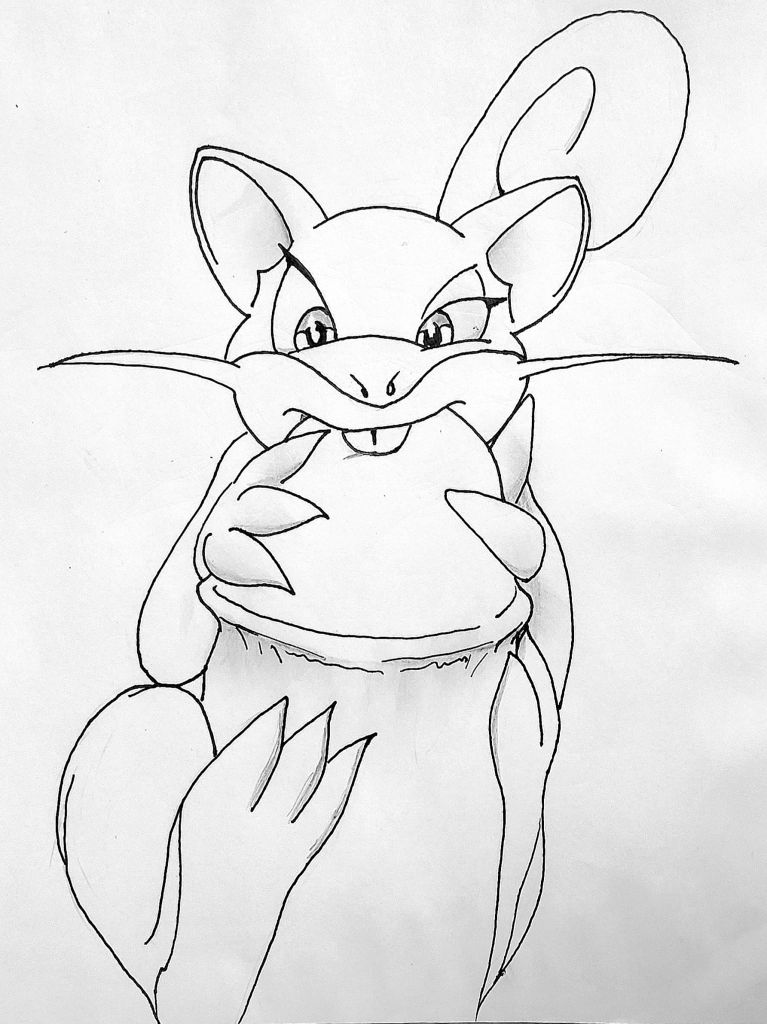rattata, blowjob, bodyjob, buckteeth, fellatio, feral, human, human on feral, humanoid penis, pokemon, pov, rodent, size difference, 