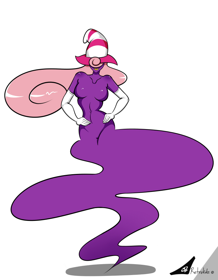 retrokidz, shadow siren, vivian, nintendo, paper mario, super mario bros., big breasts, breasts, 