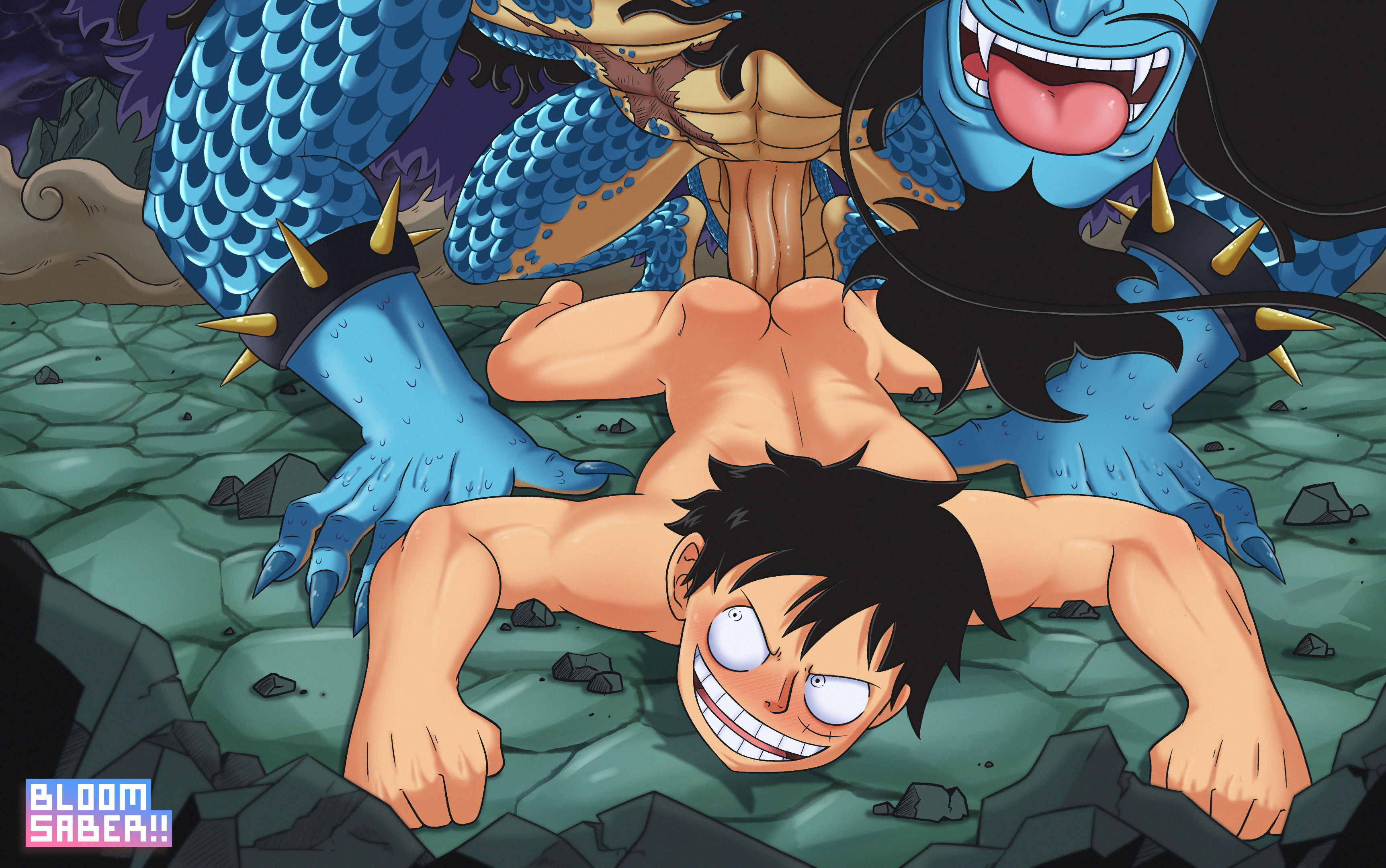 Rule34 - If it exists, there is porn of it / kaido, monkey d luffy / 413923...