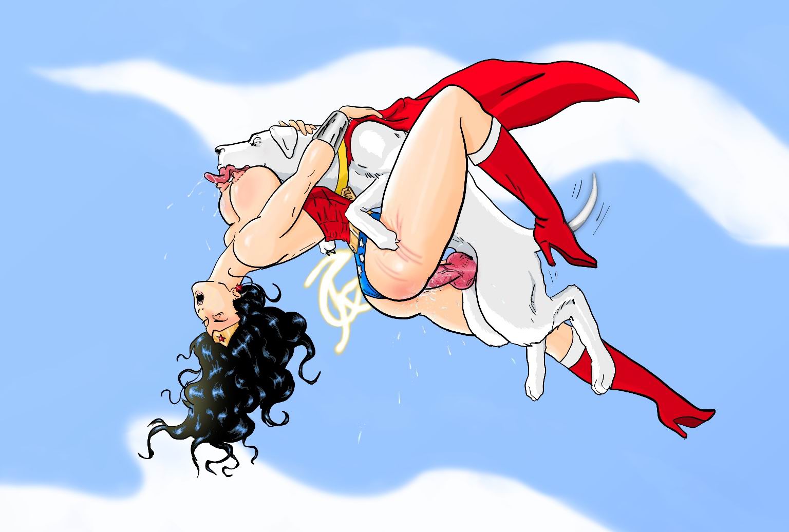 Rule34 - If it exists, there is porn of it / ksennin, theamphioxus, diana  prince, krypto, wonder woman / 920927