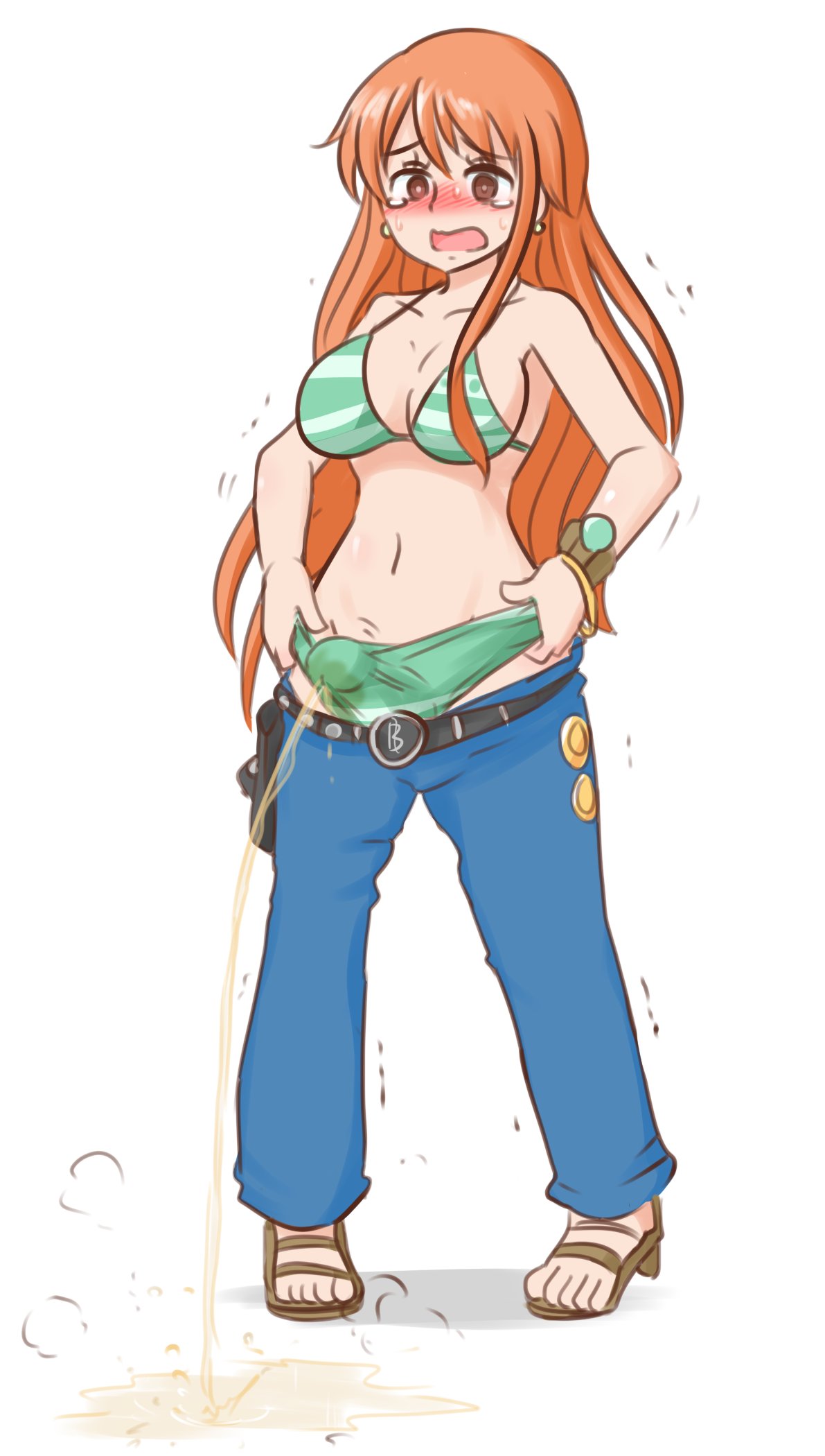 Nami peeing