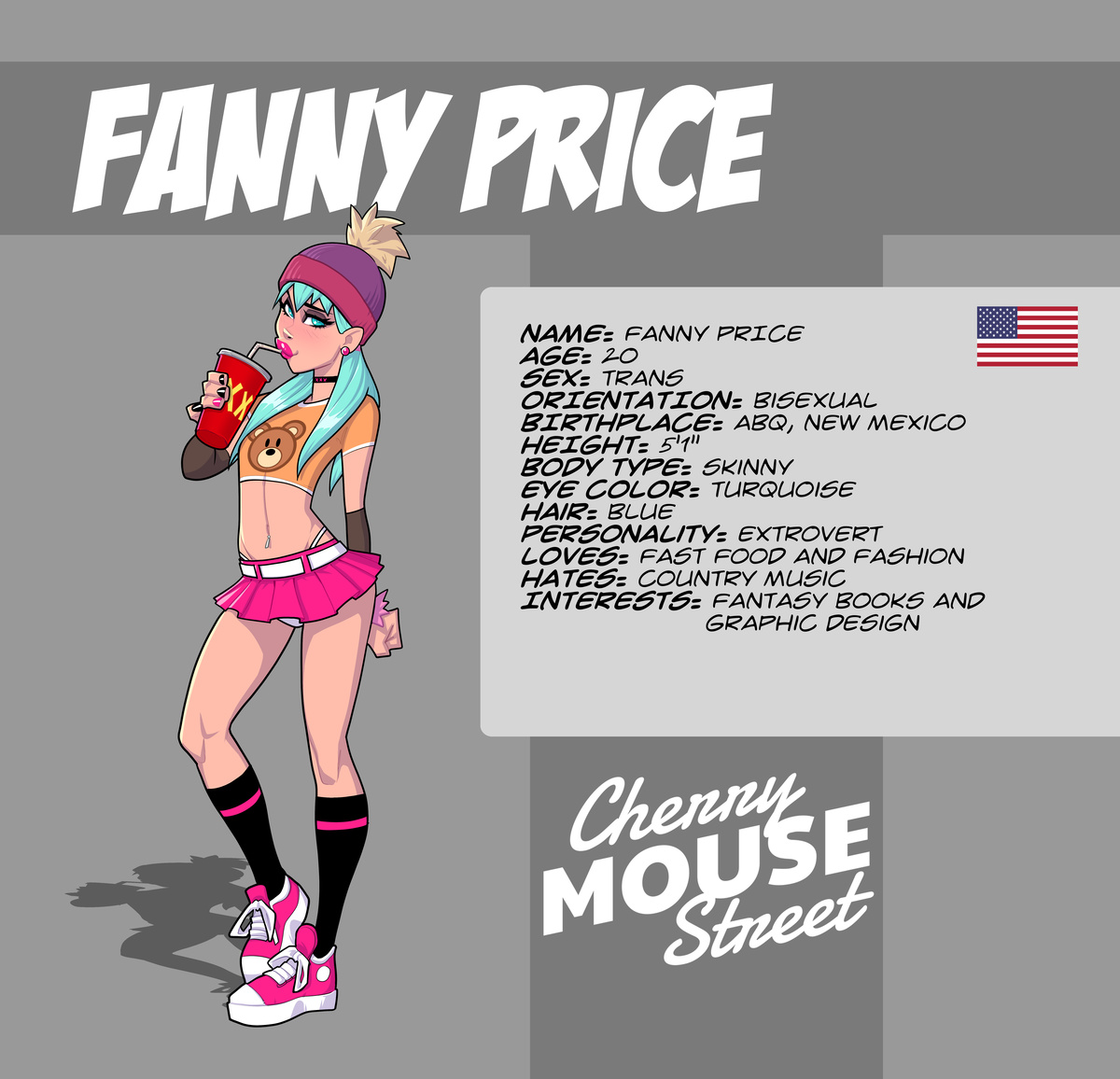 tagme, text, character sheet, cherry mouse street, fanny price, full body, ...